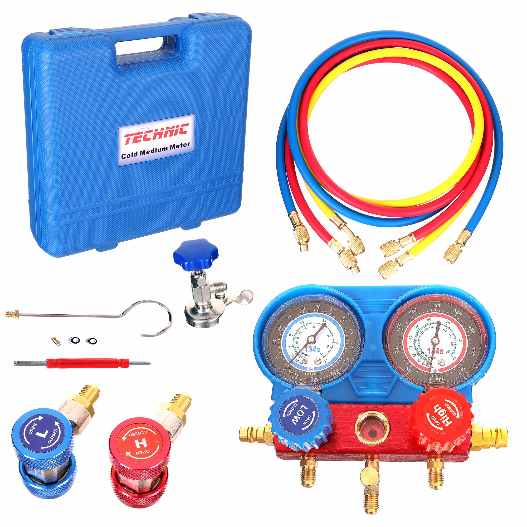 Tester plnění klimatizace Technic DN-G1119