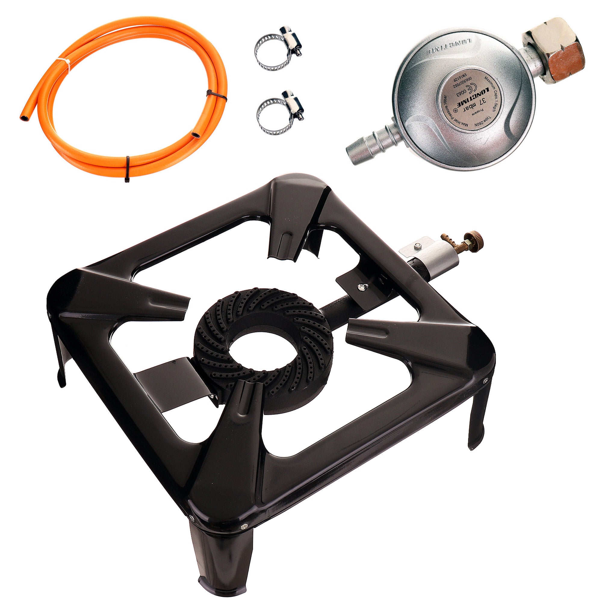 Plynová stolička Hořák 8,8 kW 40x40cm + Redukce