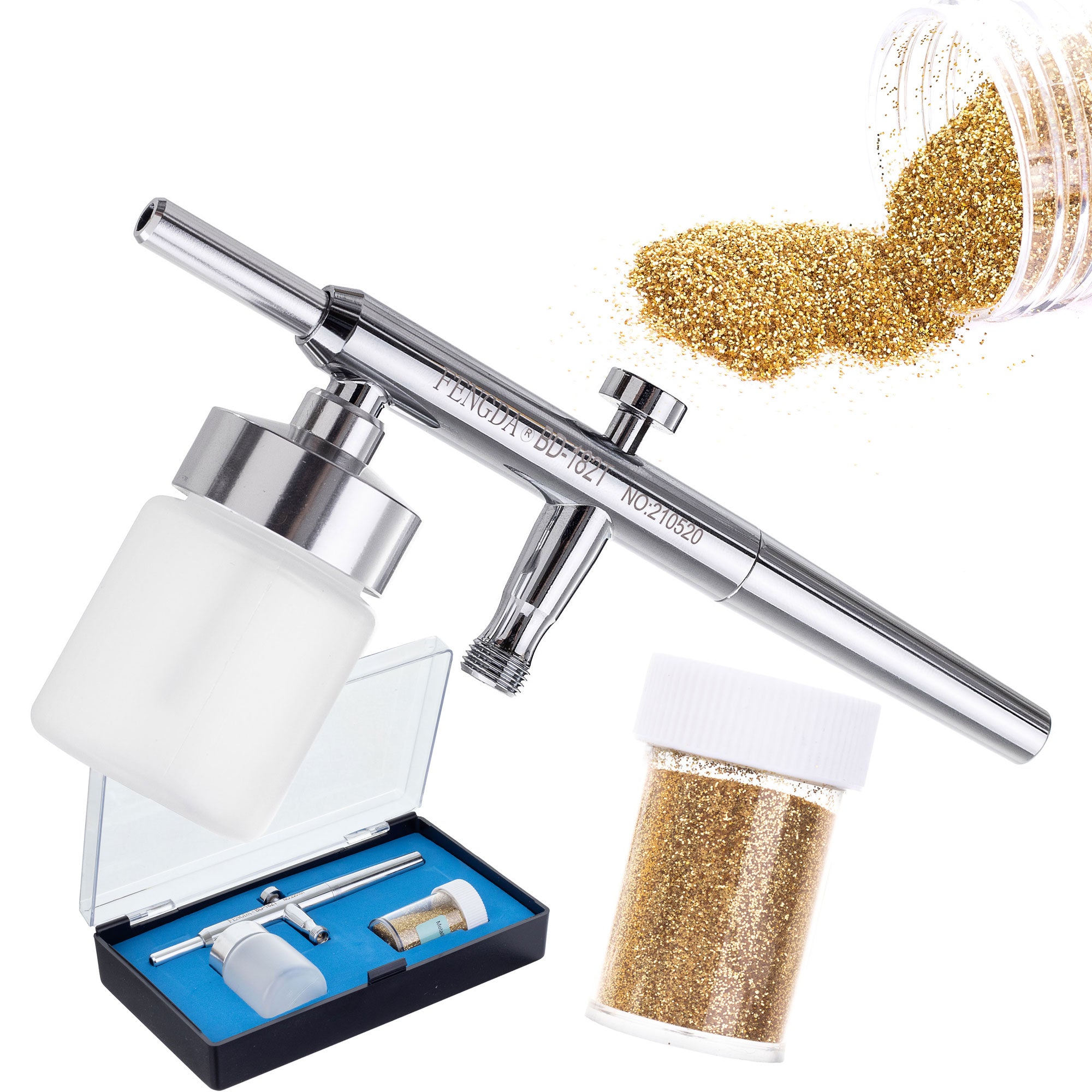 Airbrush pro třpytivé barvy Malování třpytkami