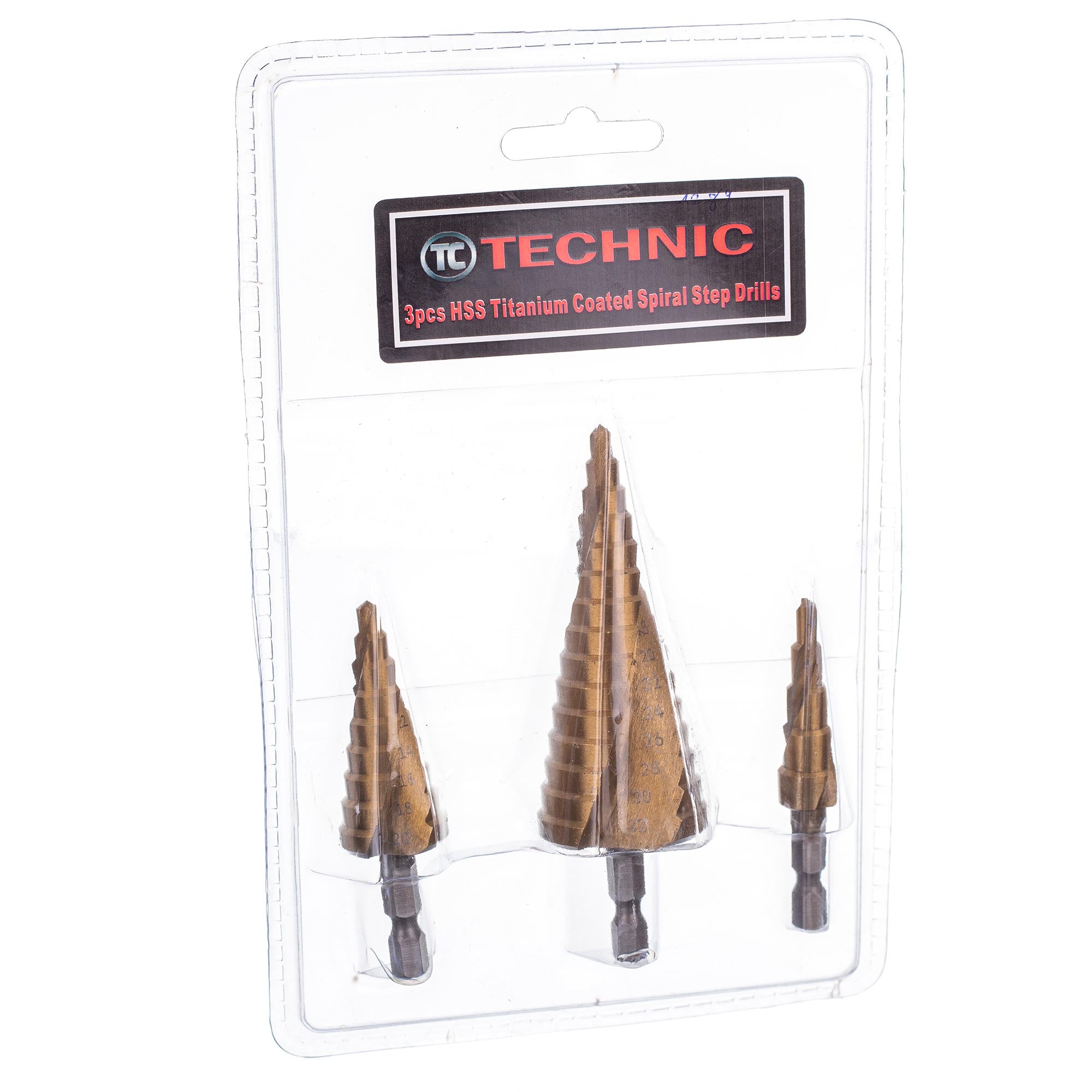 Sada 3x stupňovitých vrtáků TYTAN 4-32mm