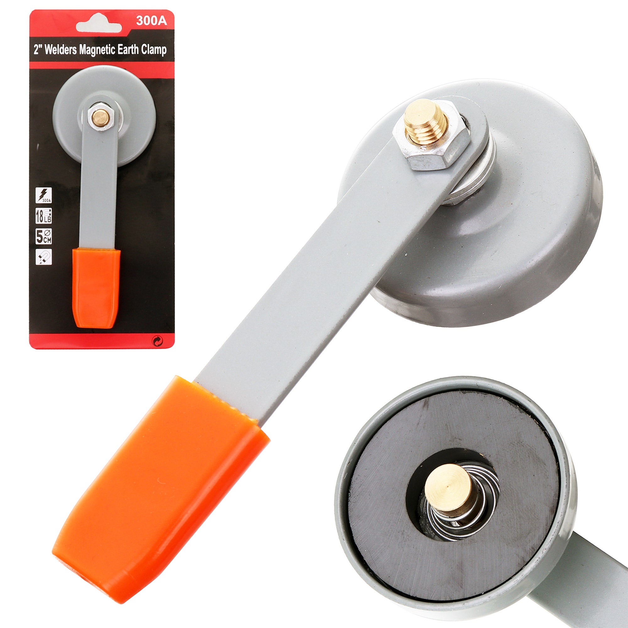 Hmotnostní držák, magnetický 300A svařovací držák