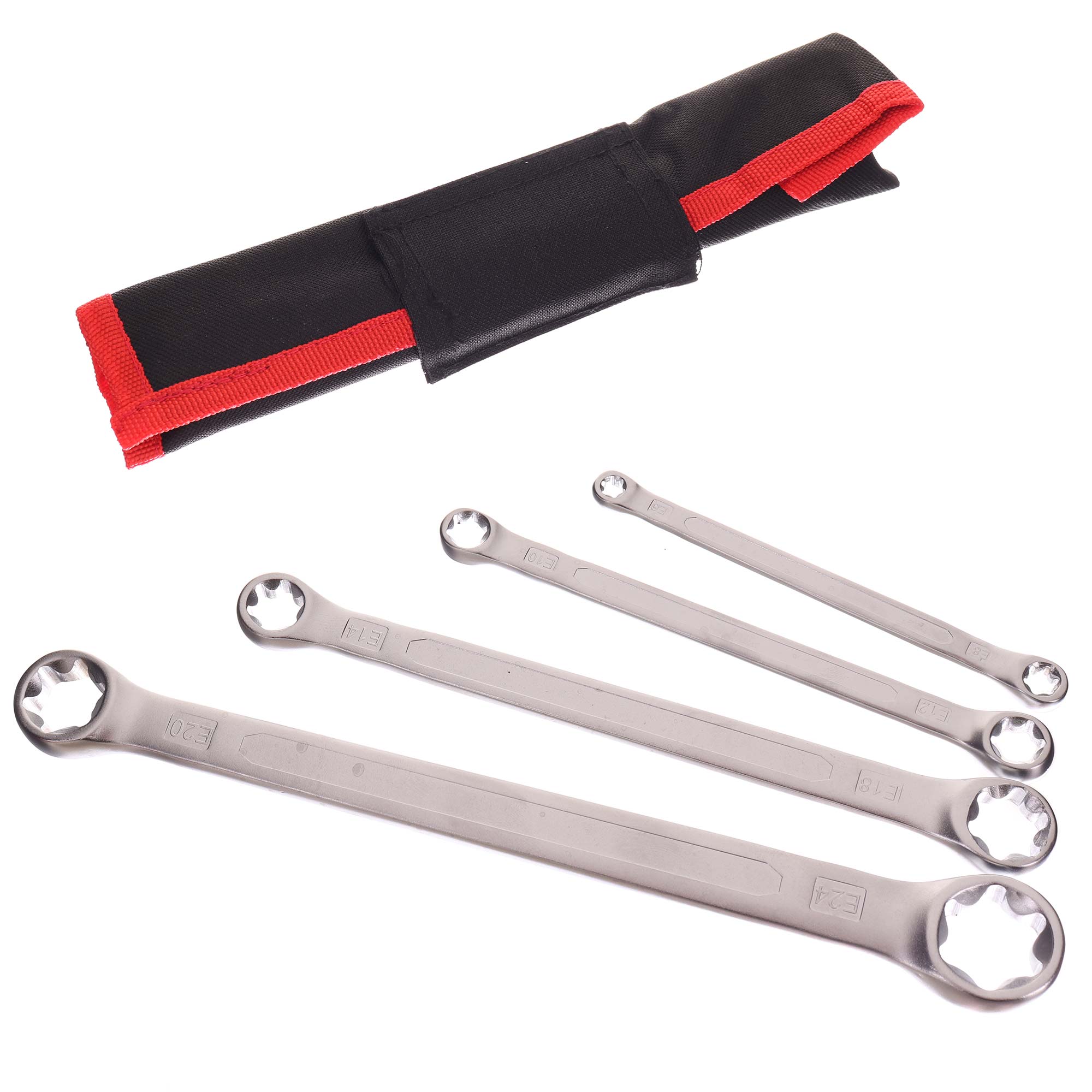 Očkové klíče, TORX E6-E24 Technic CrV 4 klíče