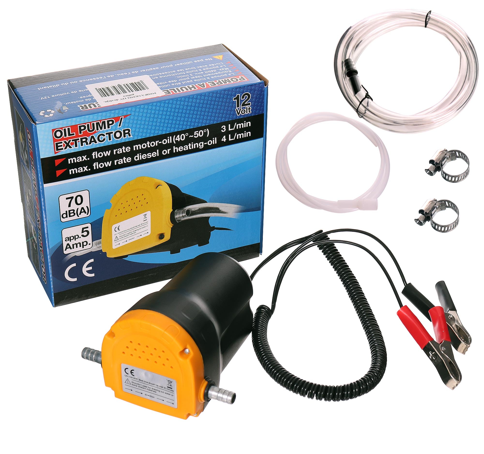 Čerpadlo, Autopumpa, 12V pro čerpání, vypouštění paliva, oleje