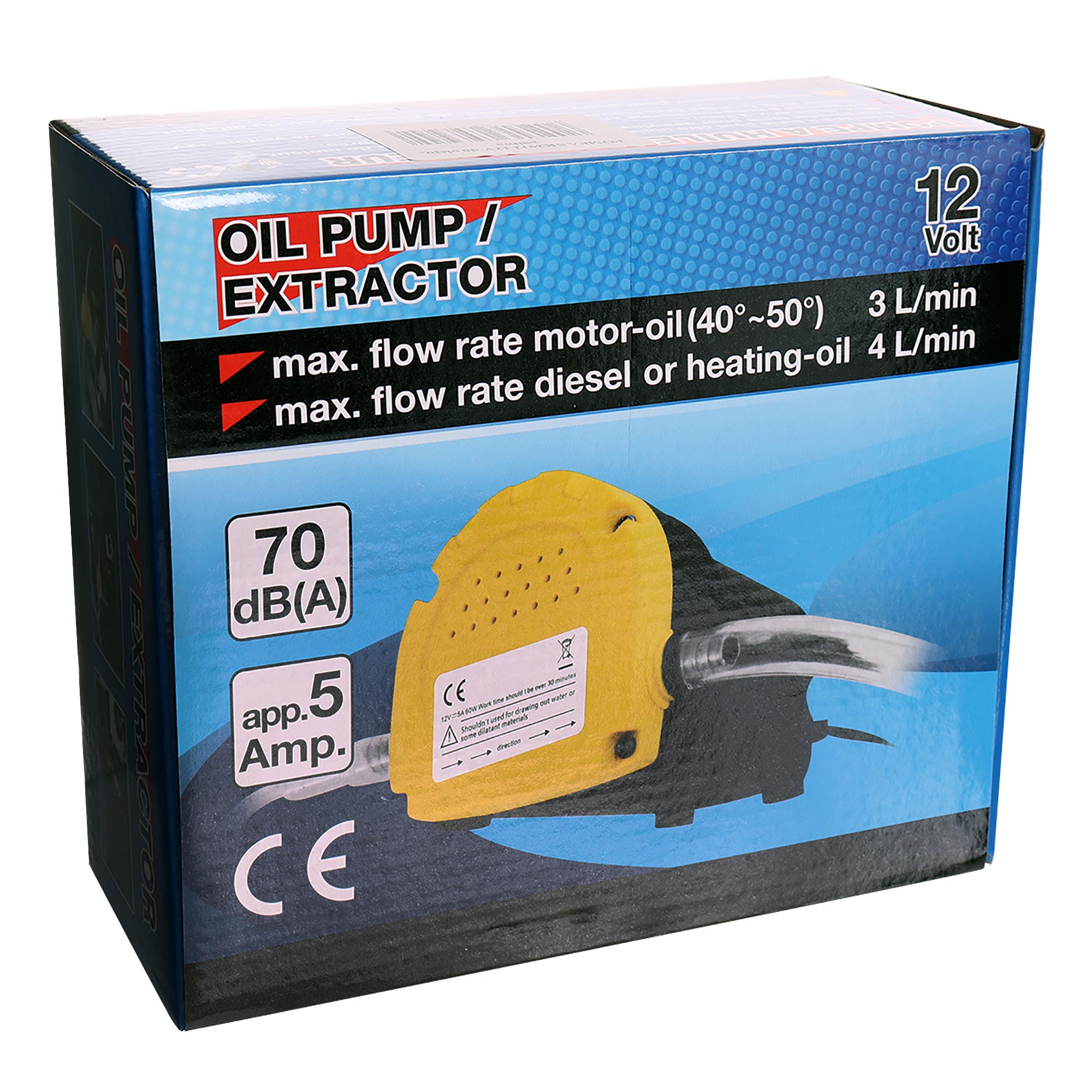 Čerpadlo, Autopumpa, 12V pro čerpání, vypouštění paliva, oleje