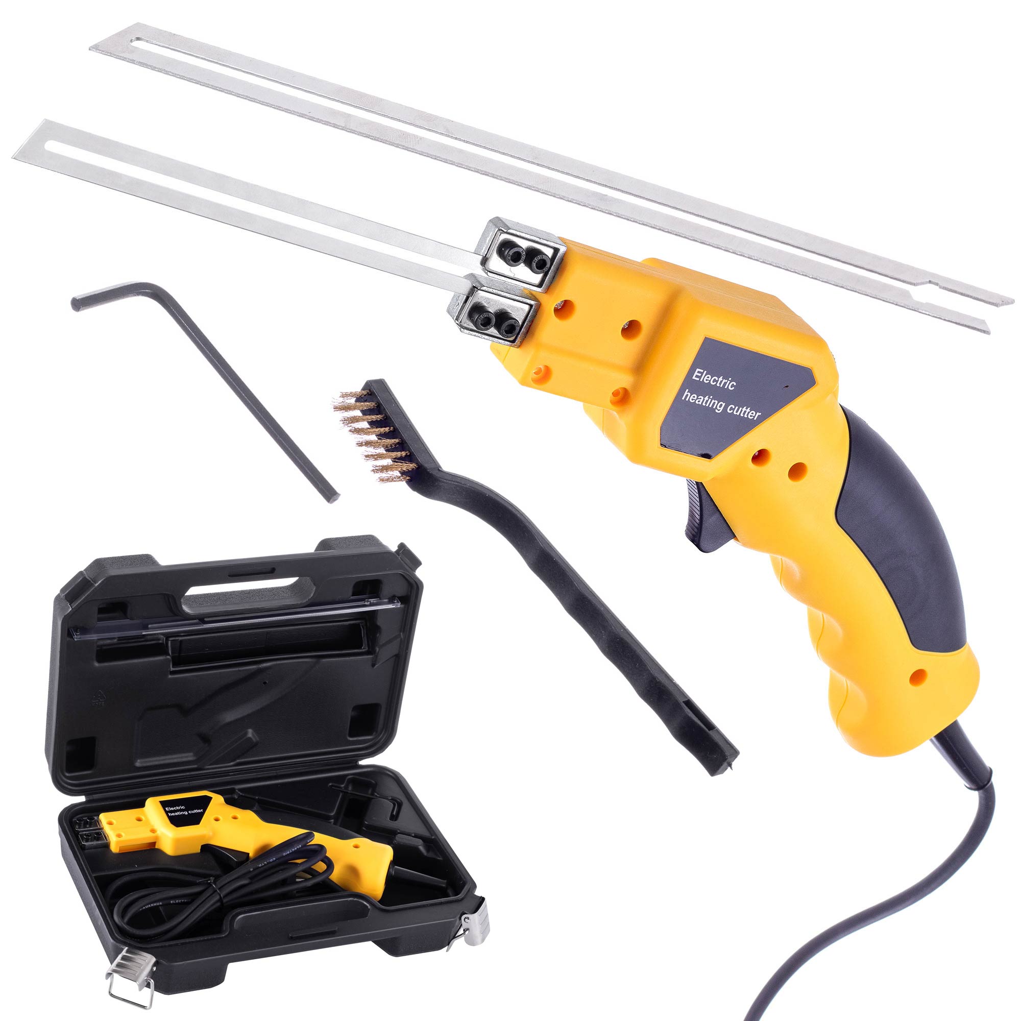 Tepelný nůž Technic 150W na řezání STYROFOAM PVC PP EPS čepele 150+200mm