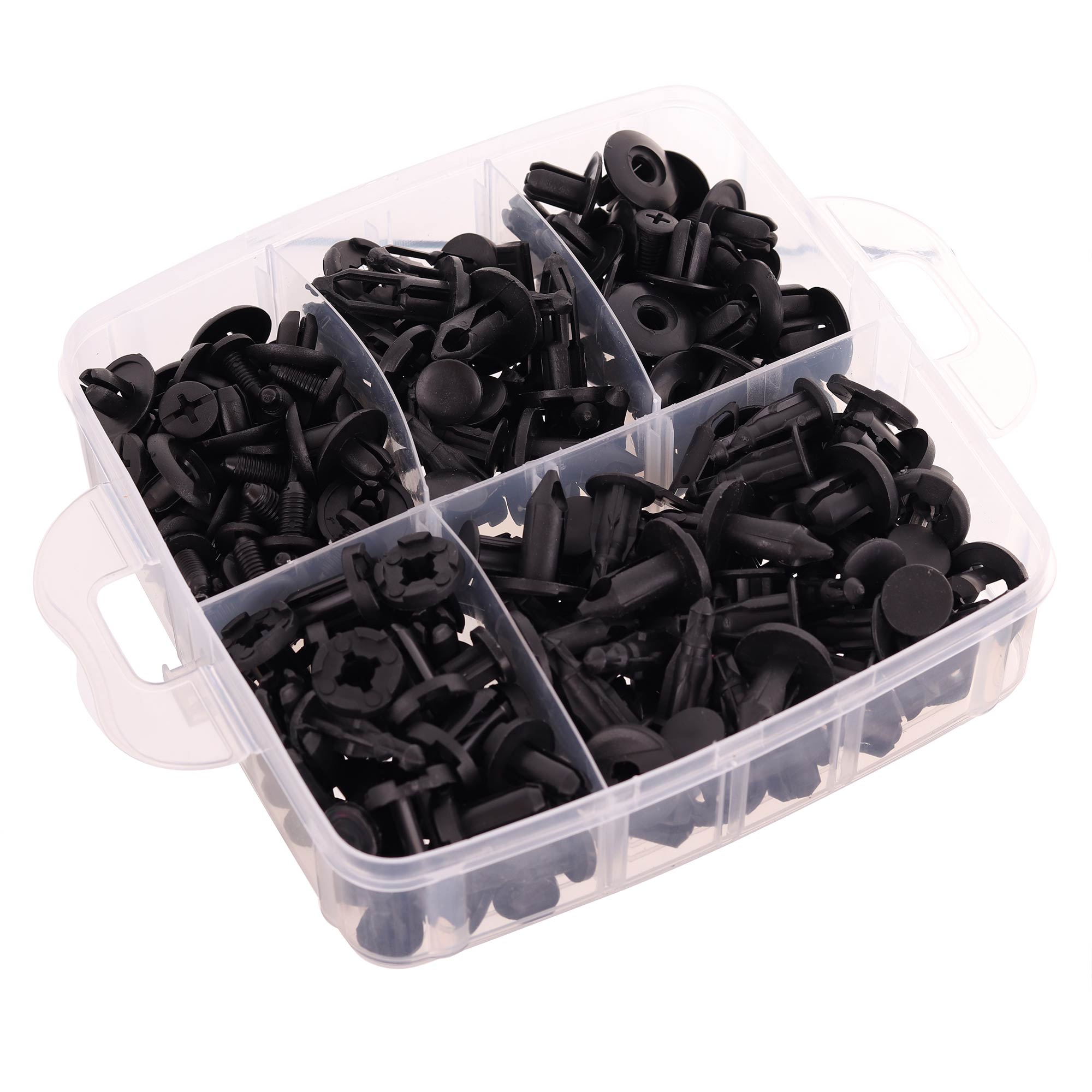 Sada klipů, kolíků, 680ks + stahováky čalounění Gripper