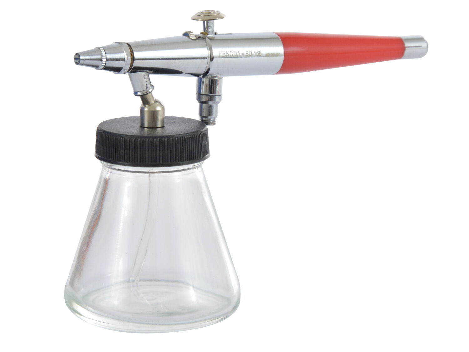 Airbrush, FENGDA Set tryska 0,5 0,8 1,0 mm HADICE 3x Tank Mini Gun