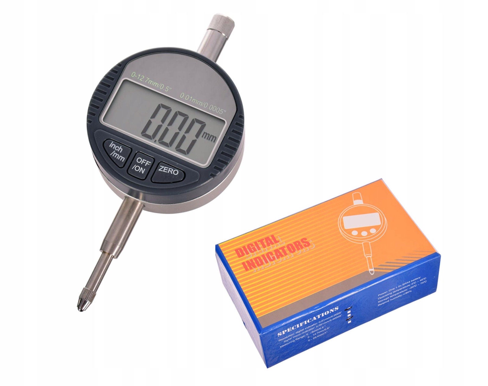 časový senzor, elektronický 0,01/0-12,7 mm USB