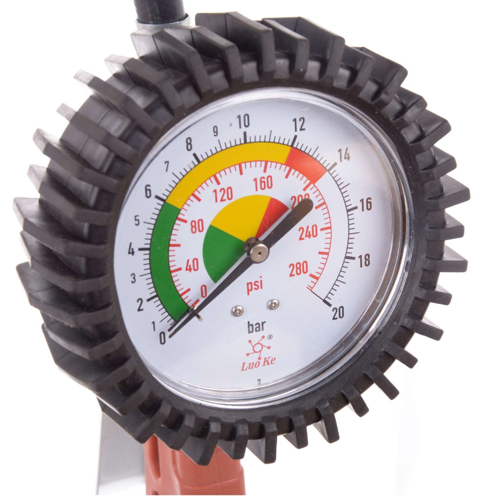 Velká hustící pistole Tlakoměr 80 mm