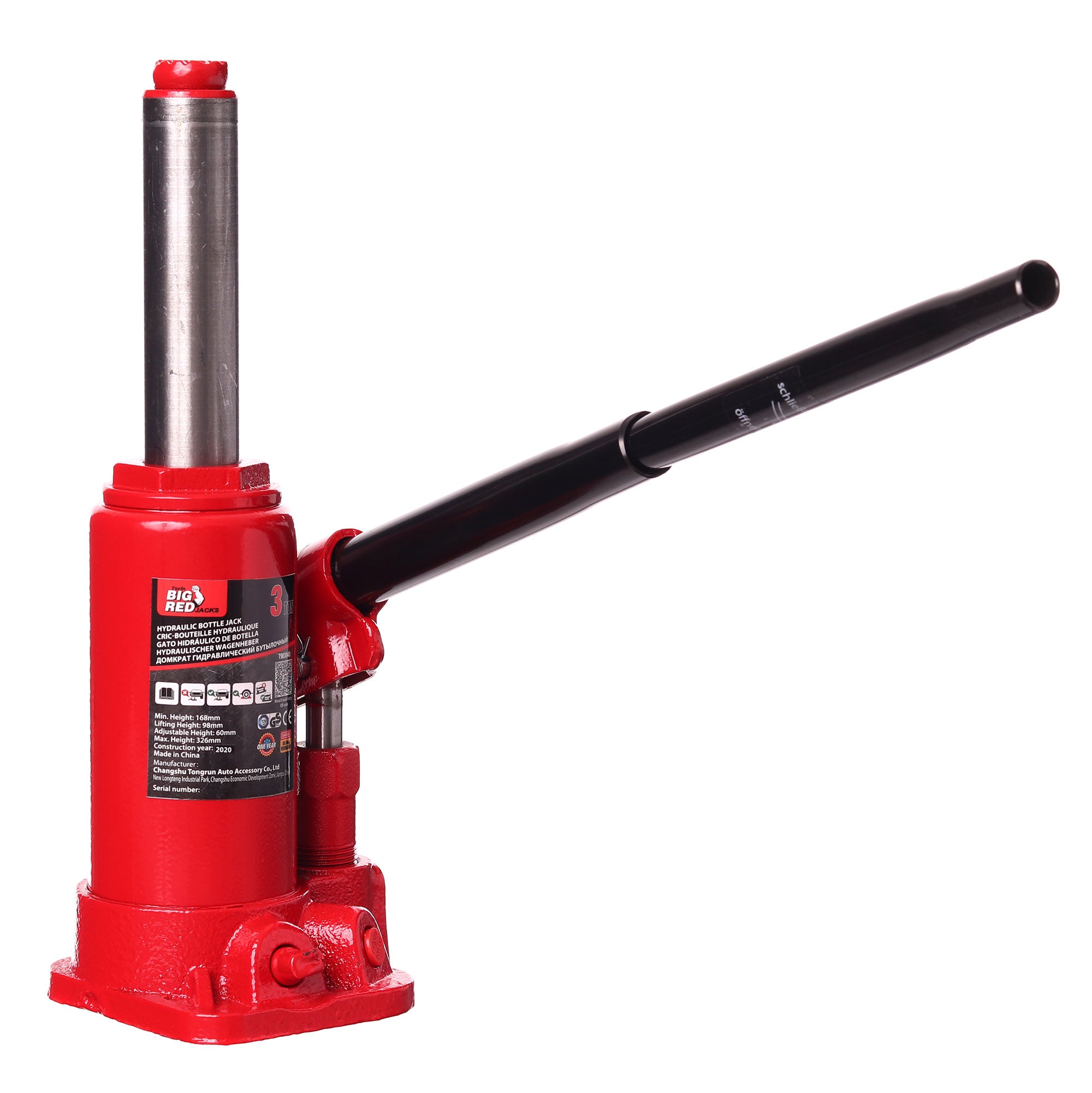 Automobilový hydraulický sloupový výtah, 3T nízký profil 168-326 mm