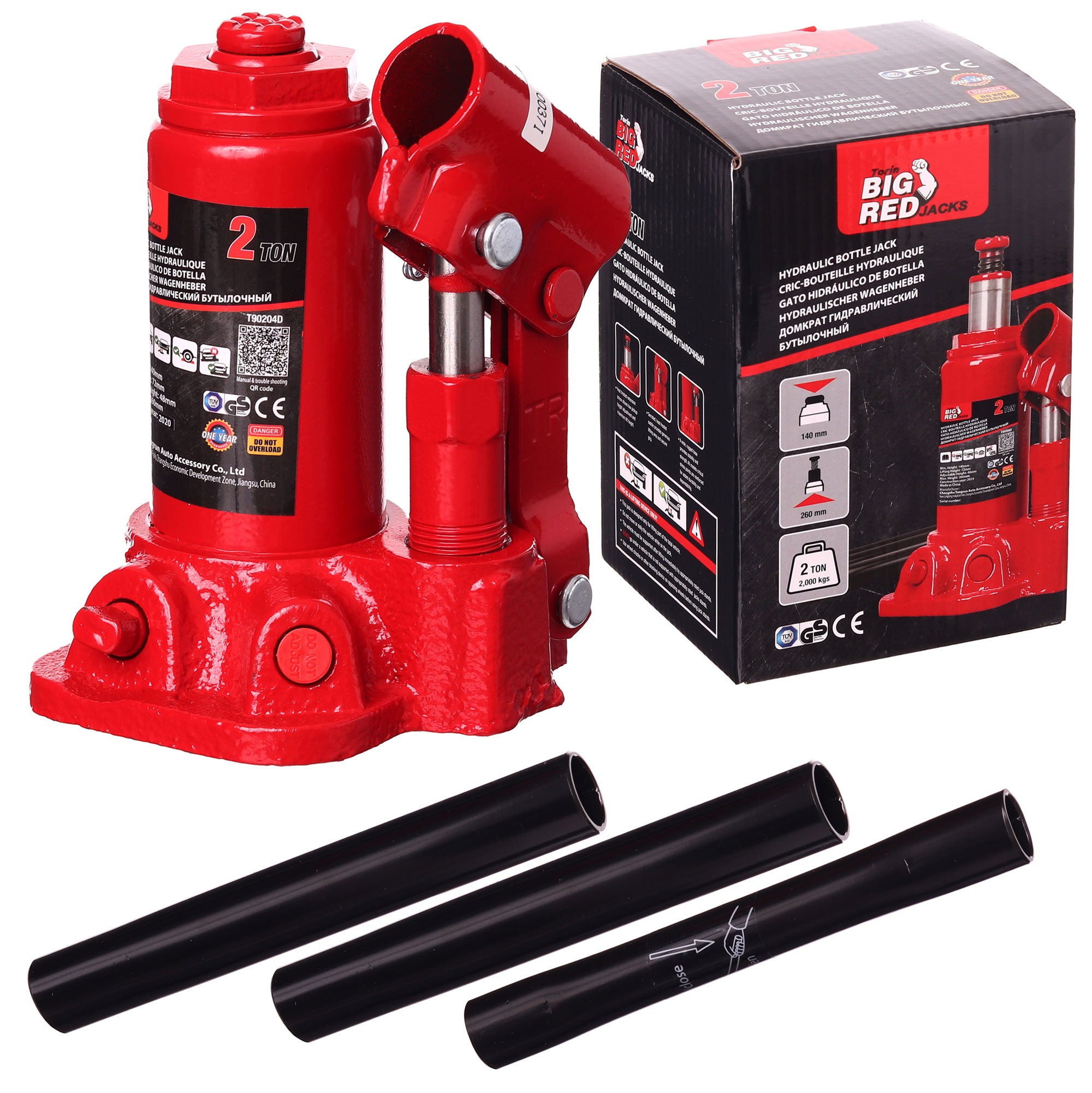 Hydraulický zvedák lahví 2t Páka