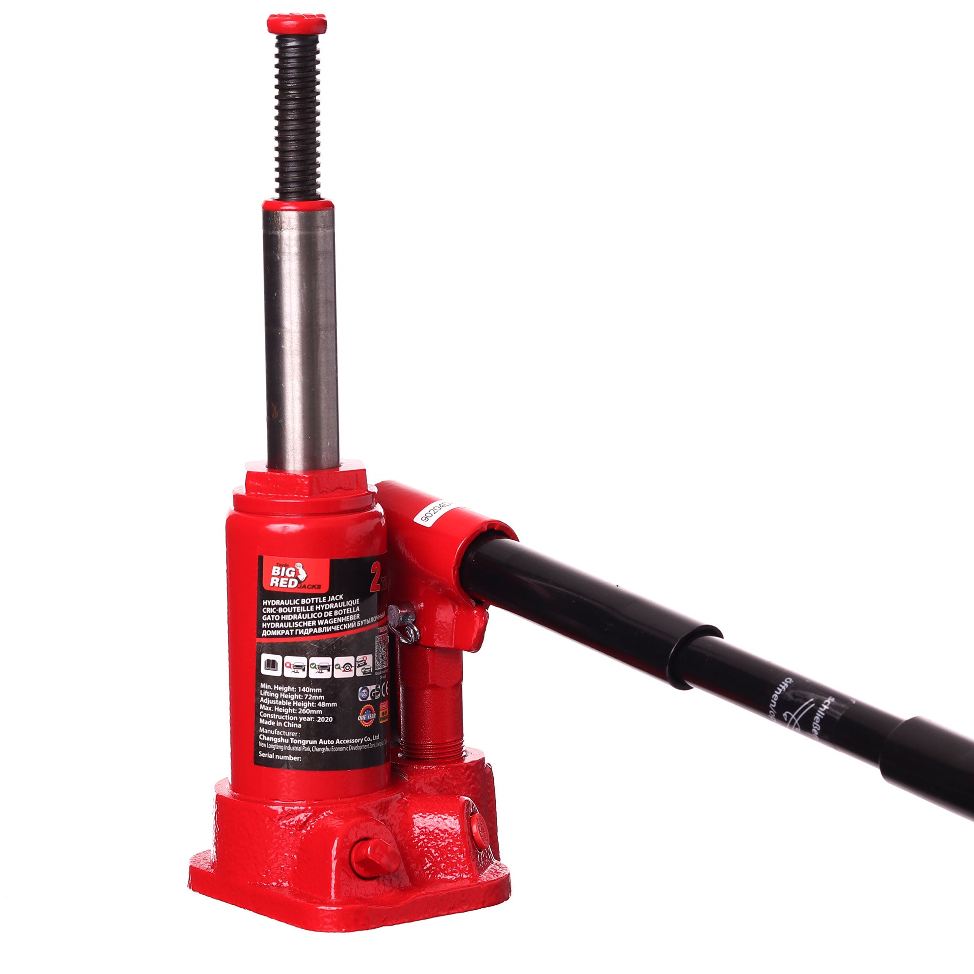 Hydraulický zvedák lahví 2t Páka