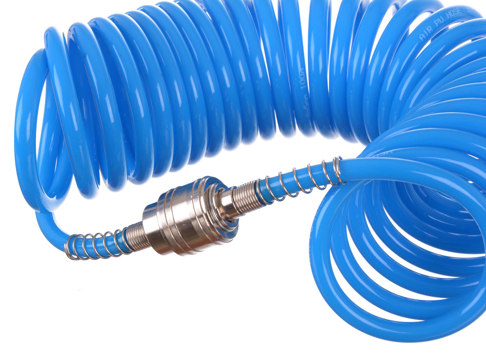 Spirálová hadice 12x8 Pneumatická polyuretanová 7,5m