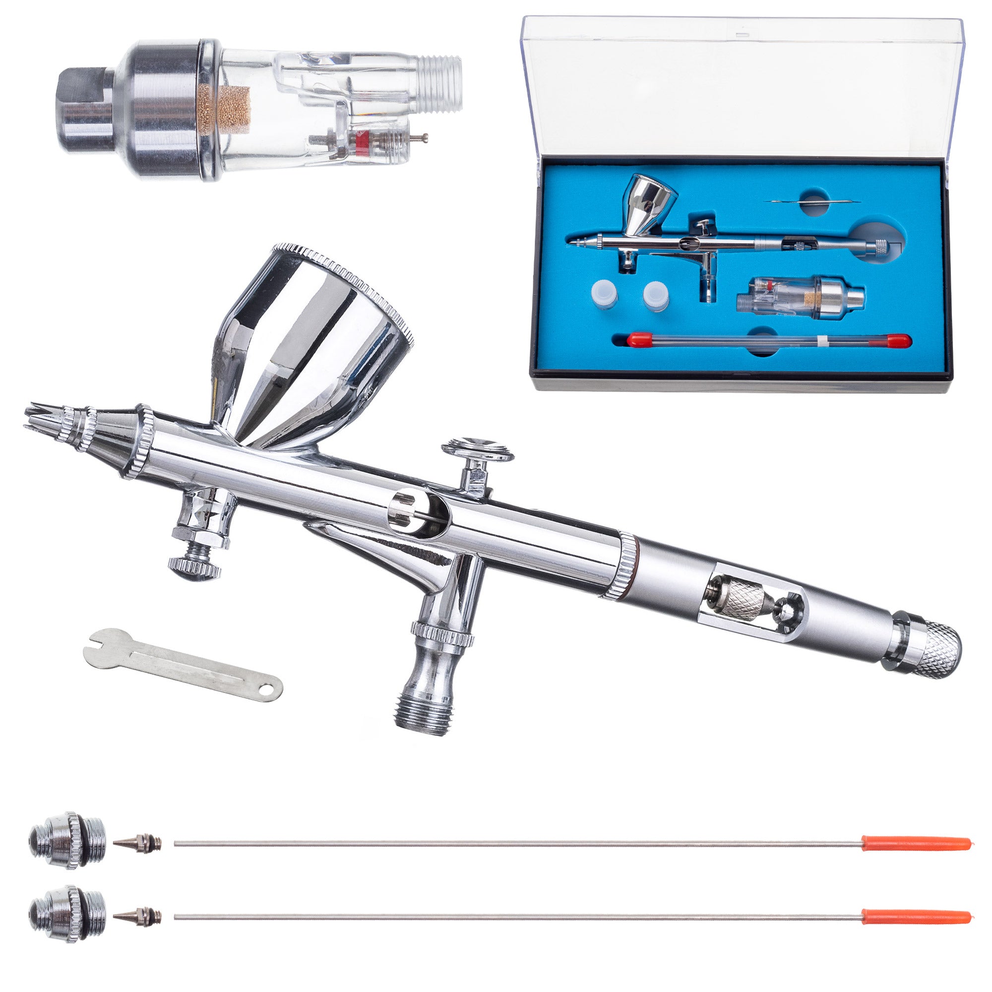 Airbrush, kazeta, Odvlhčovač 3x TRYSKA 02 03 05