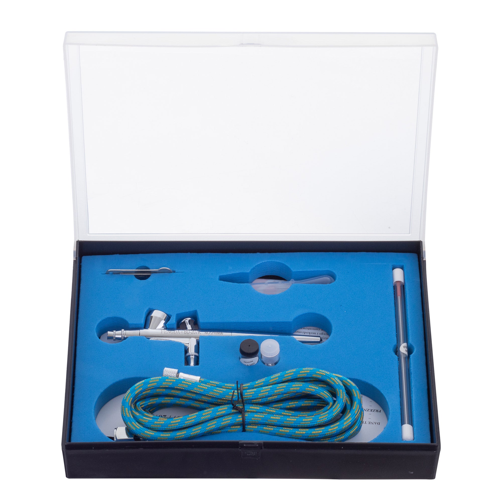 Airbrush, FENGDA BD-207K, tryska 0,2 + 0,3 + 0,5 mm