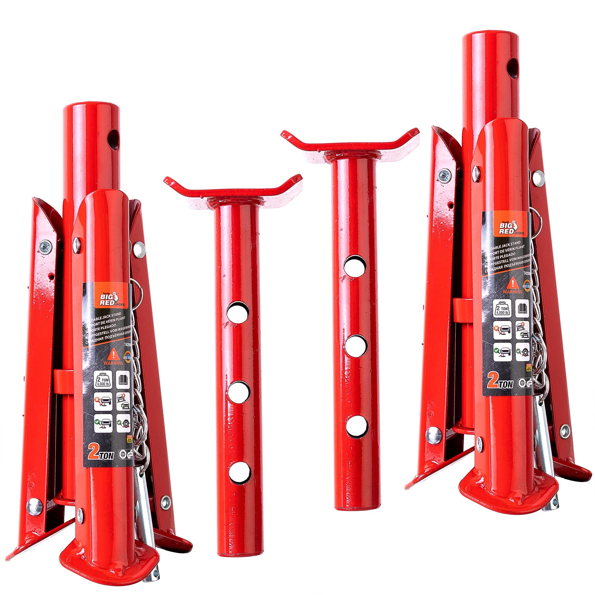 Frog Car Lift 135-340mm + zvedáky + klíny + BIG RED kufr