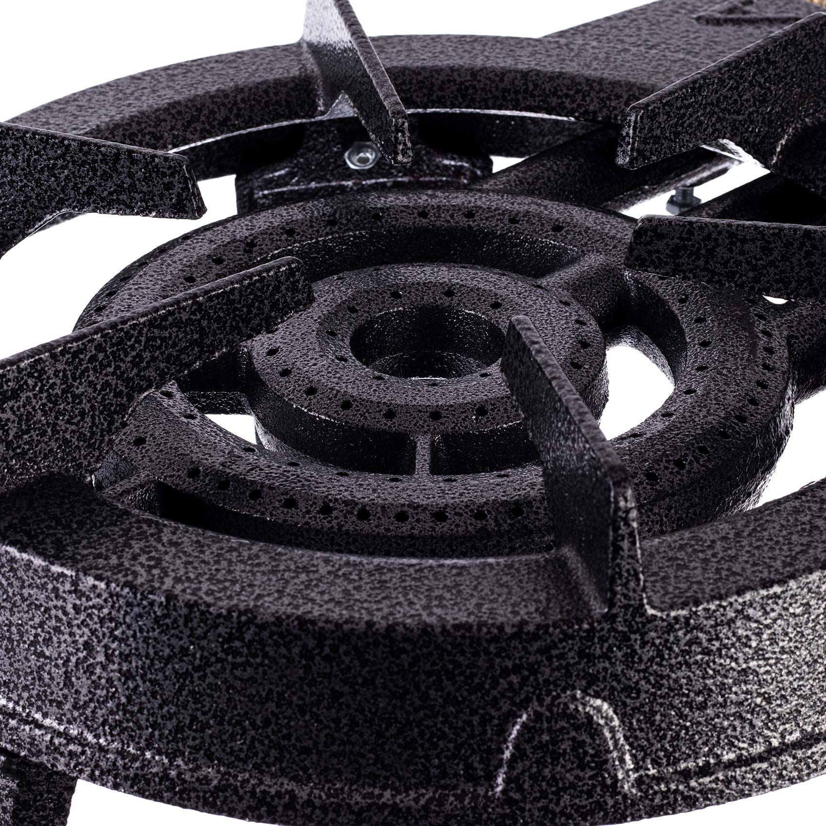 Plynový vařič TABORET Litina 9,8 kW + Redukce + Hadice