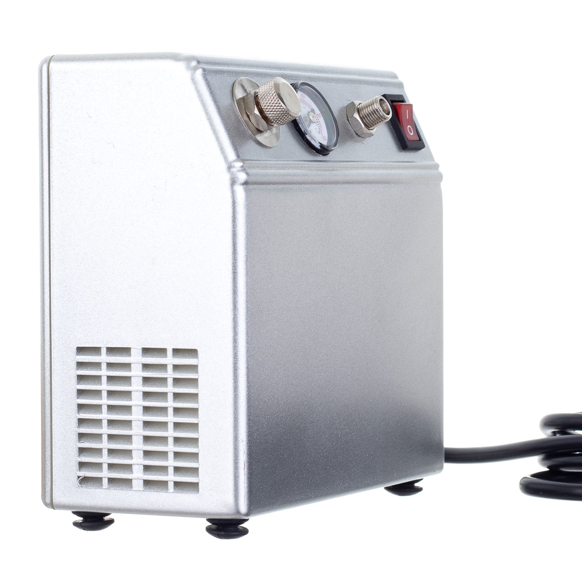 Píst Airbrush kompresor s reduktorem, tlakoměru