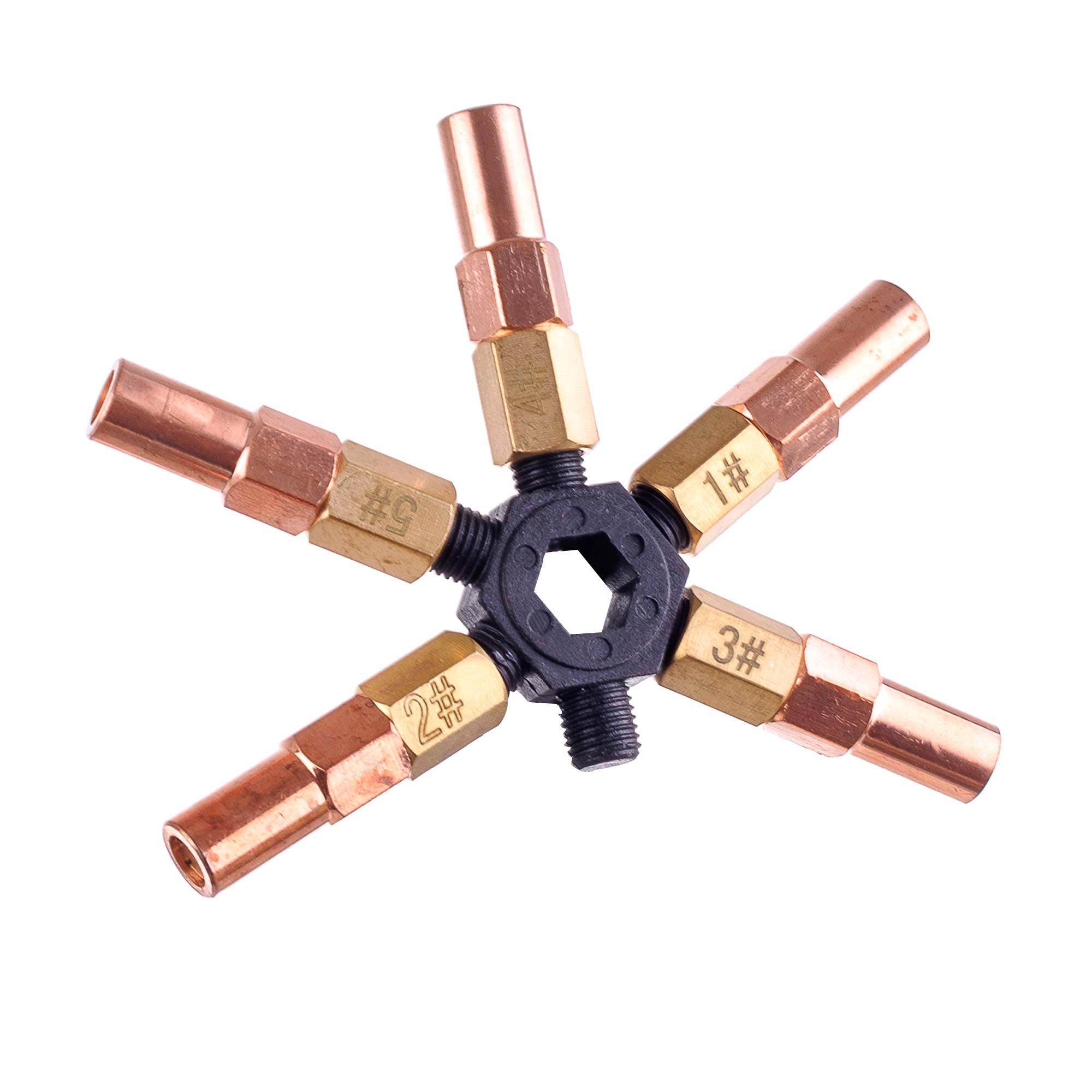 Propanový kyslíkový tvrdý pájecí hořák 5x přesné trysky pájecí pistole