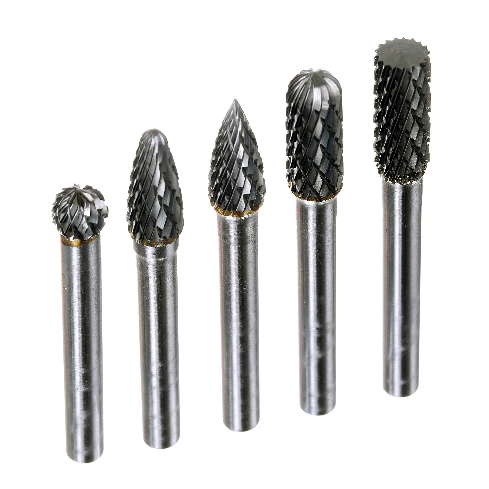 Frézy, 5ks 6x8mm Widiowe for Metal, Stopkové Pilník Karbid wolframu