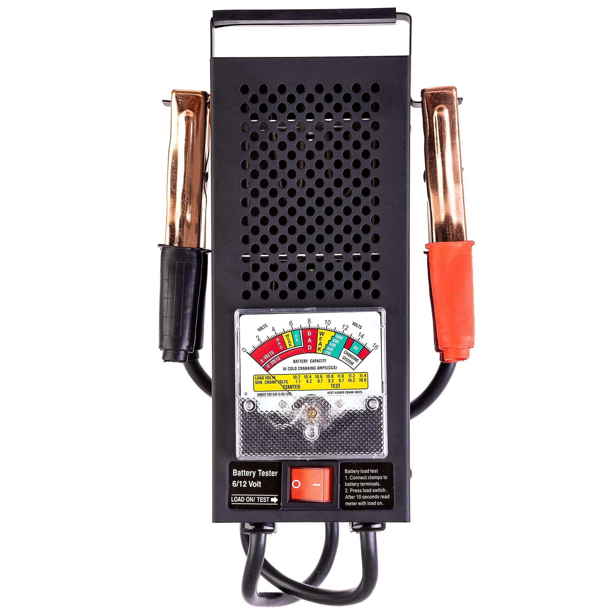 Analogový zkoušeč měřiče baterie 6 12V