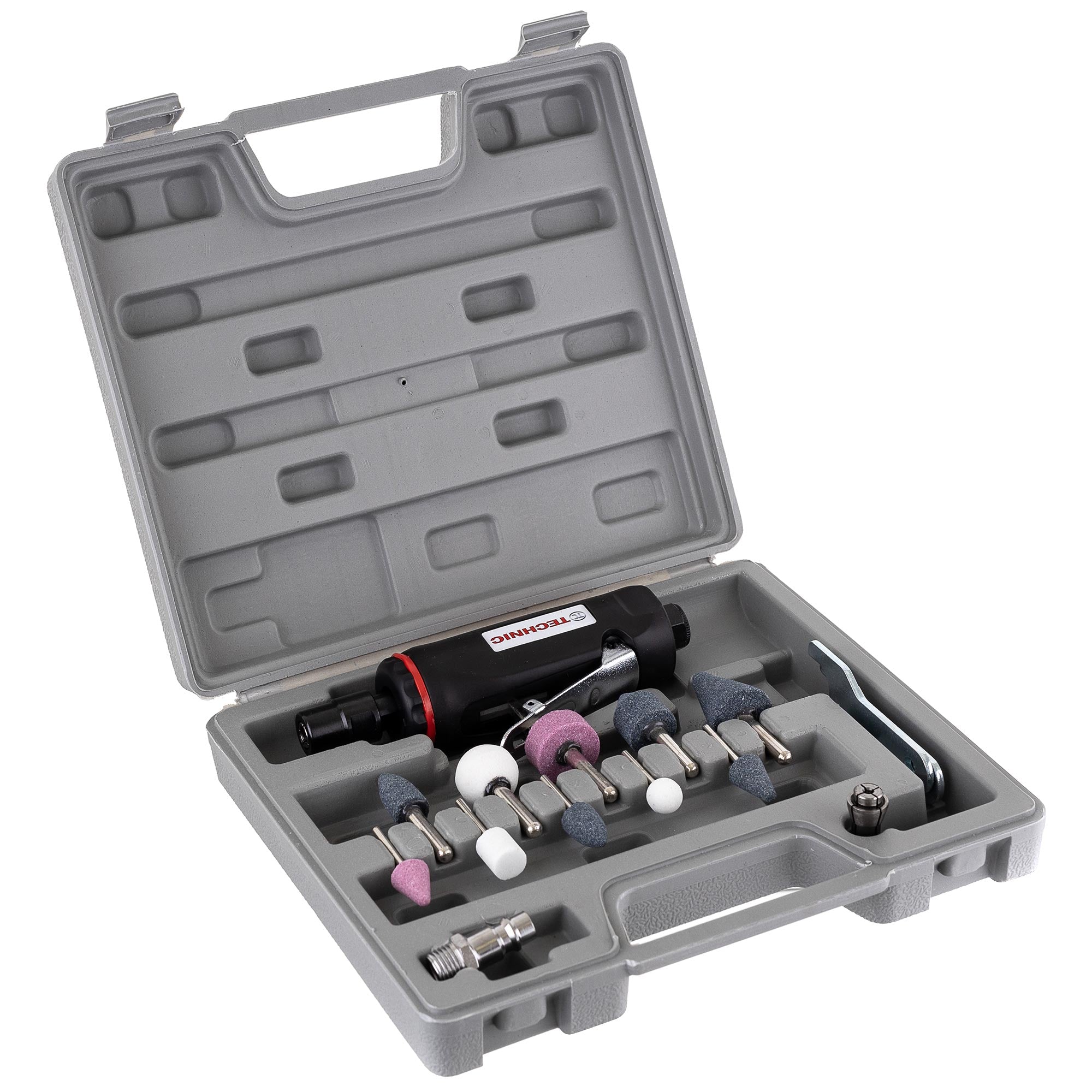 Sada Pneumatická stopková bruska, rovná,