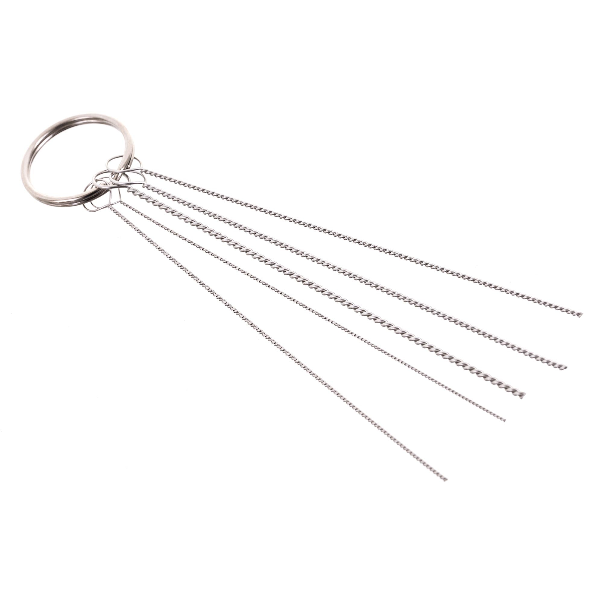 Sada na čištění airbrush pistolí - Nádrž, kartáče, jehly, stojan - BD-778