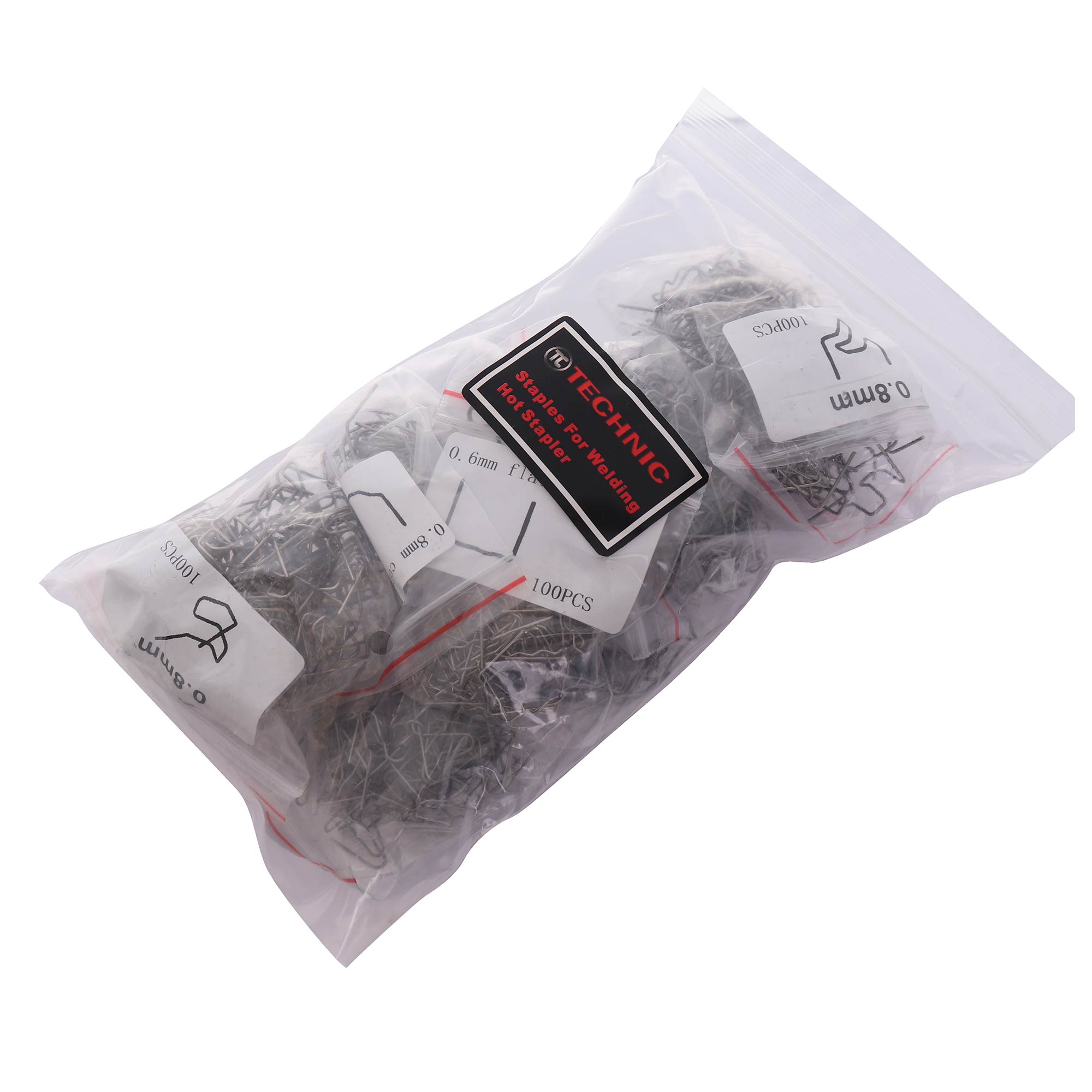 Sponky pro svařování plastu, Technic DN-F1340 800 kusů
