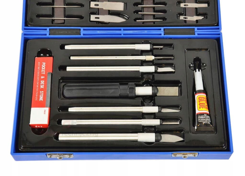 Modelářské nože, Technic BD-450 52 ks.