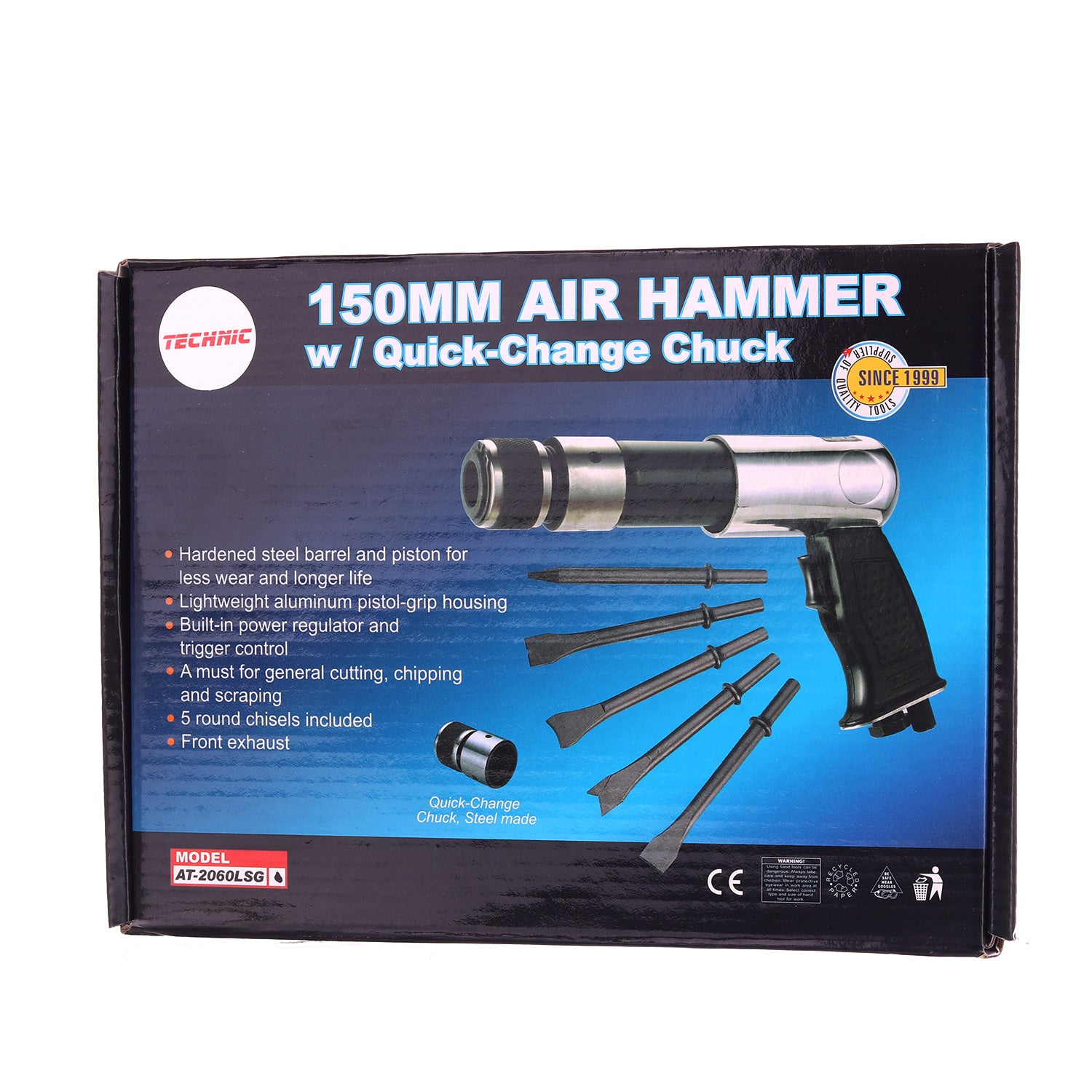 Pneumatické rázové kladivo Automatic + Tips