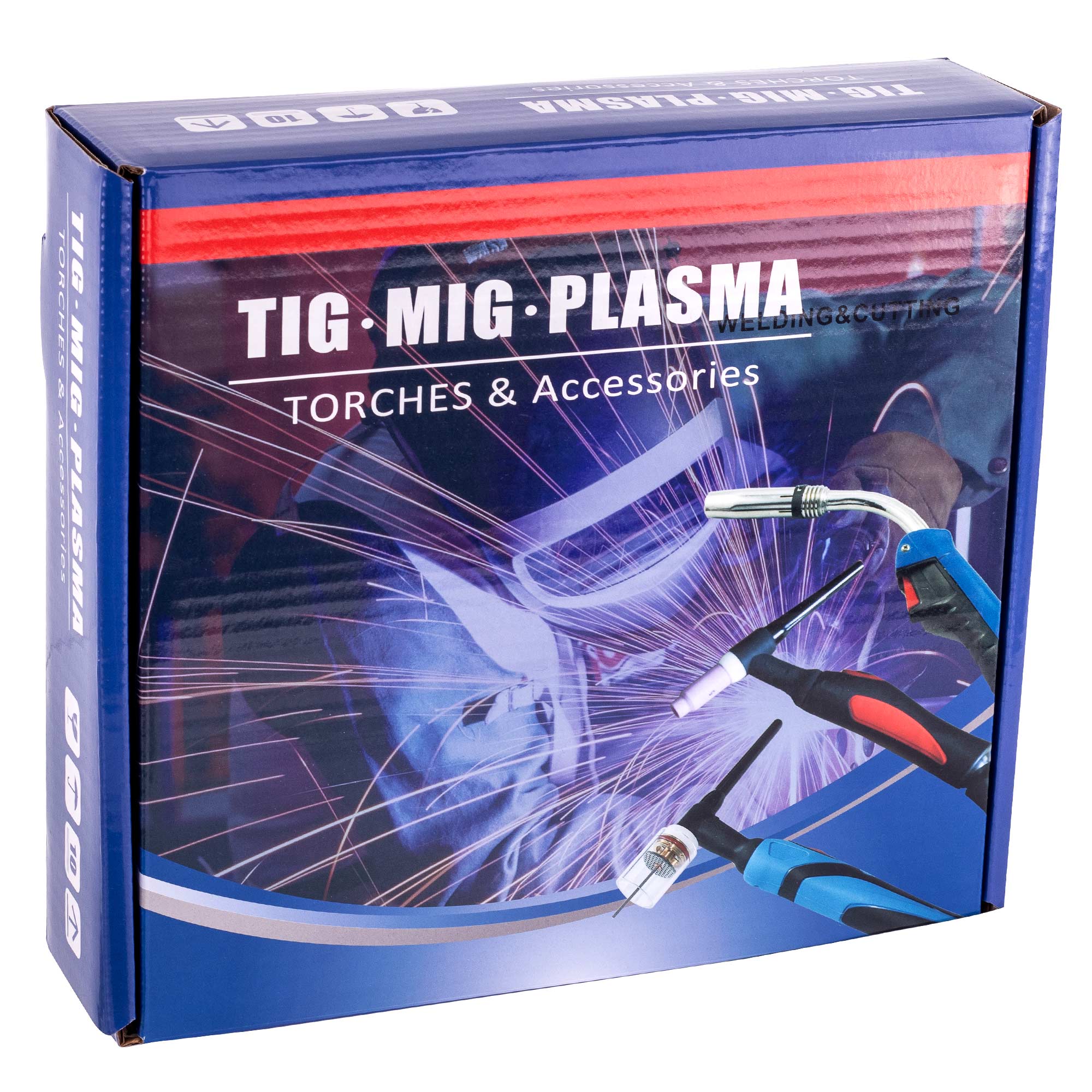 Svařovací rukojeť TIG LIFT SR-17V 4m drátová zástrčka ventilu 35-50 Svářečky