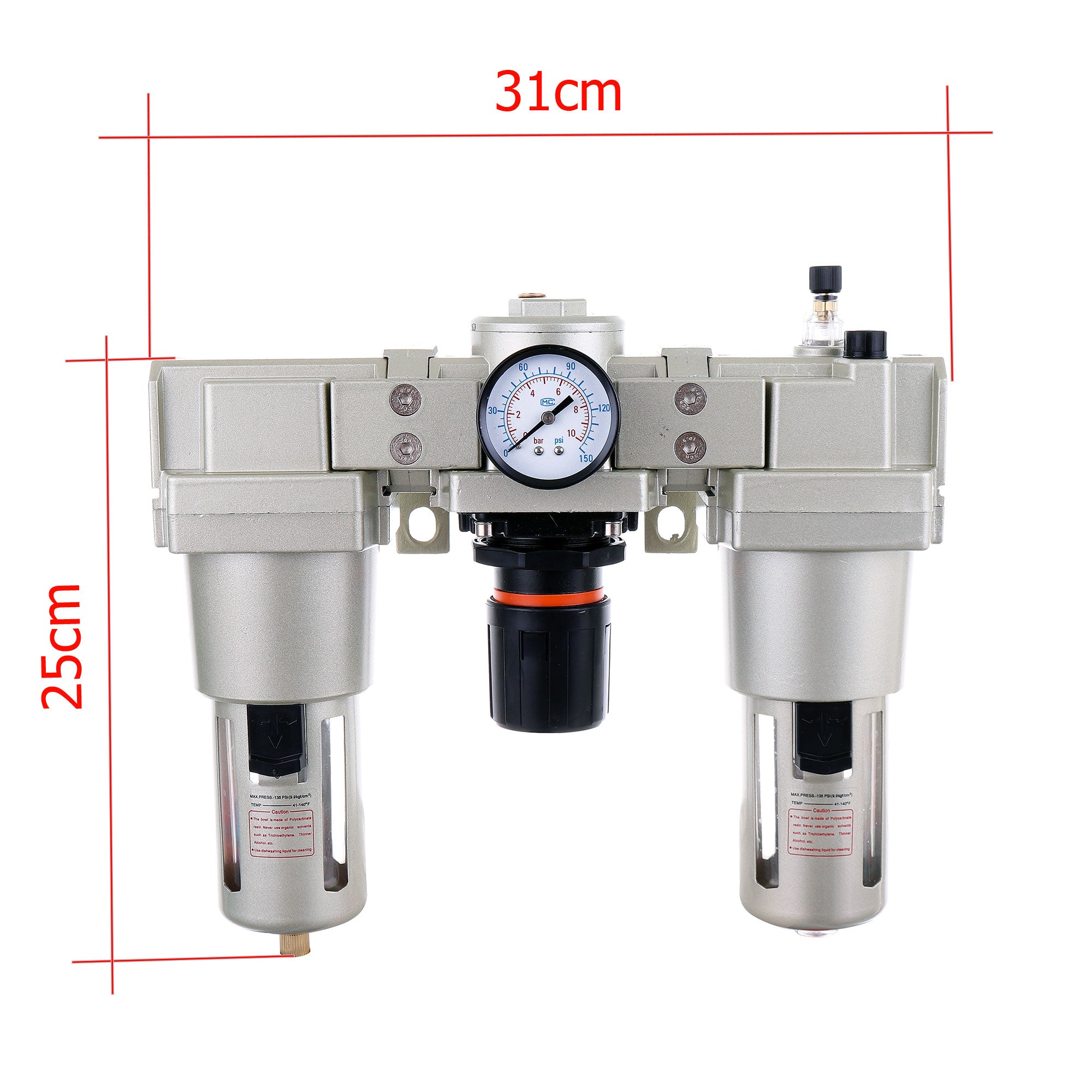 Blok Reduktor + Filtr + Olejnička - kompresor 3/4