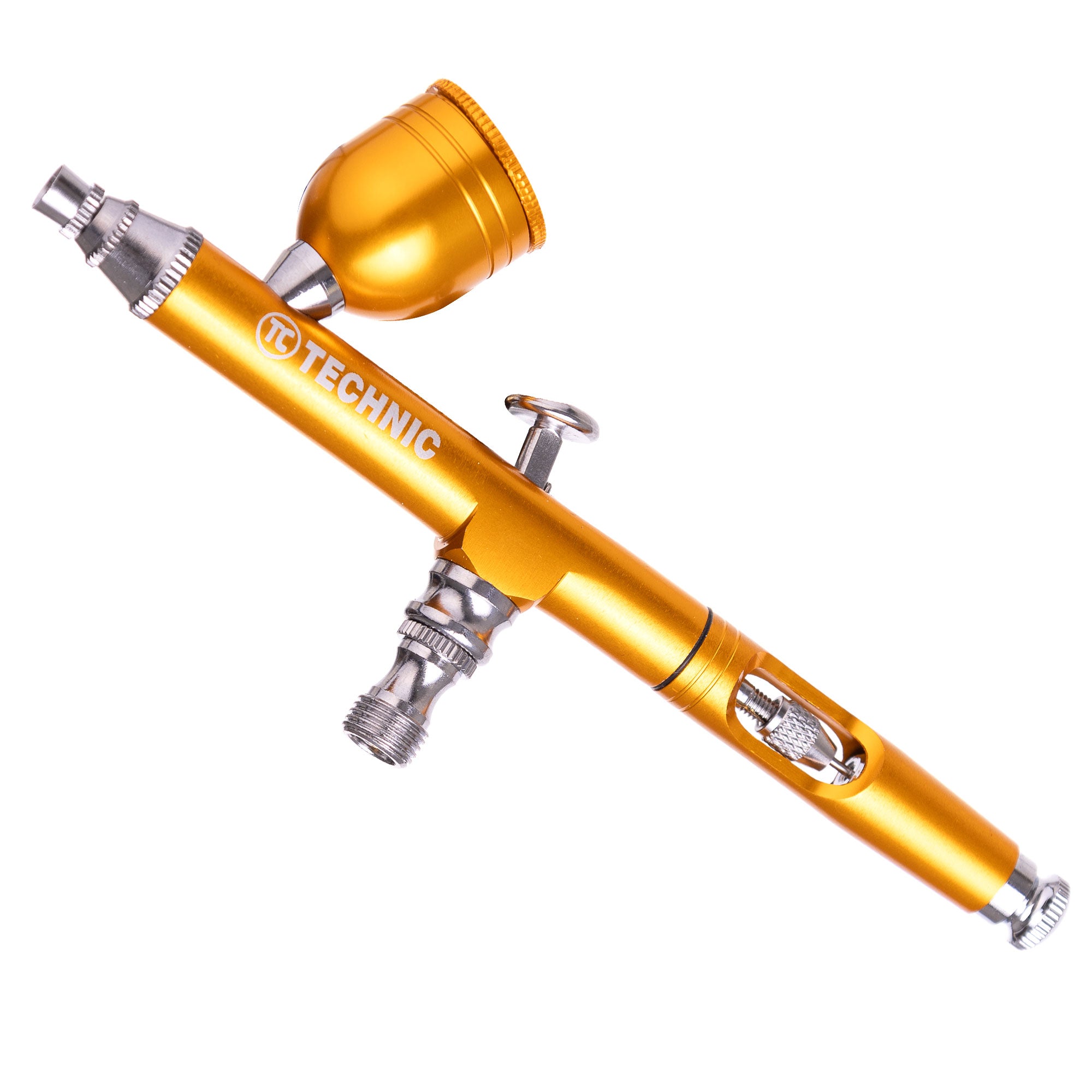Aerograf modelarski z dyszą 0,3 mm B-130 DOUBLE ACTION GOLD MINI Gun