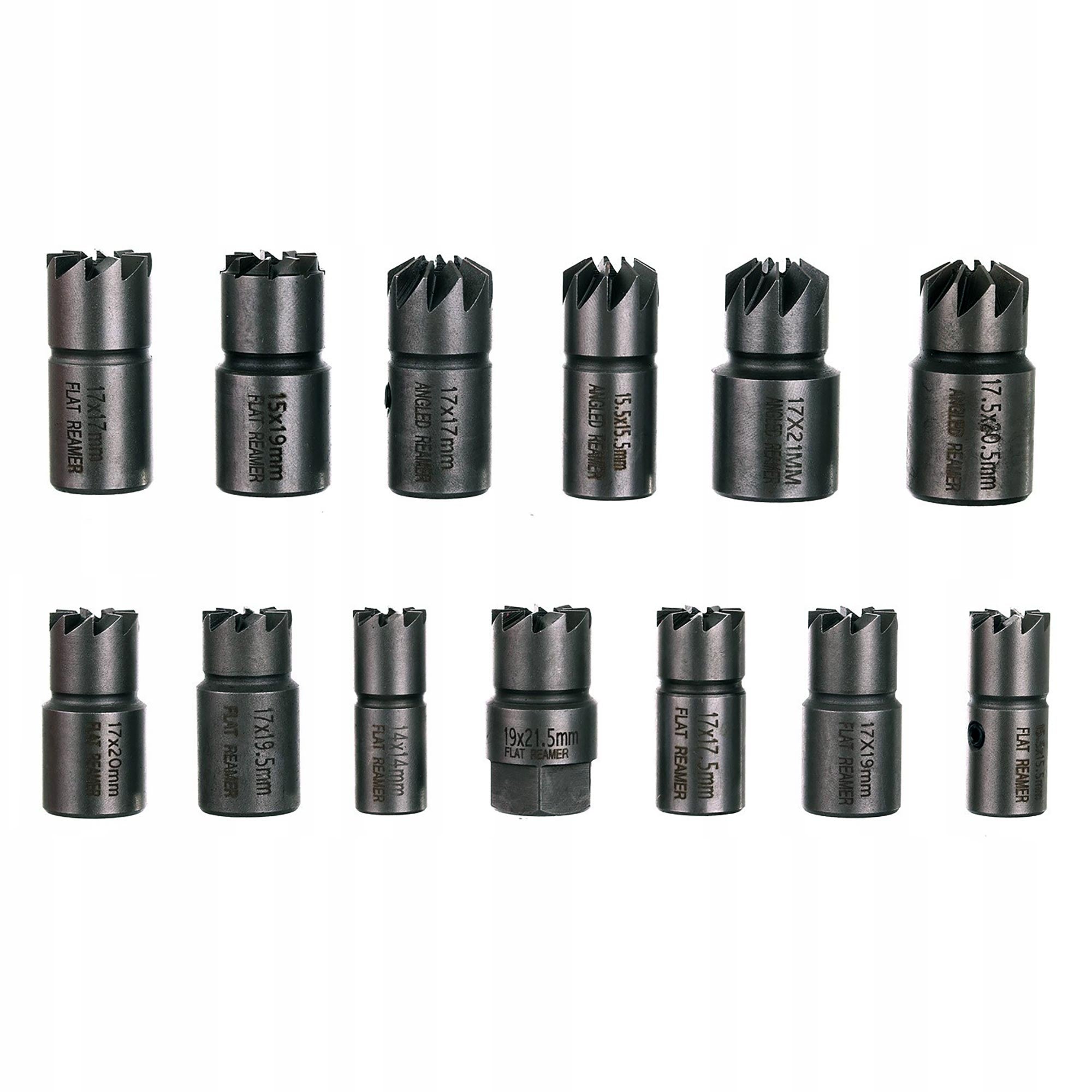 Frézy pro nástrčky vstřikovačů Sada fréz 17 kusů