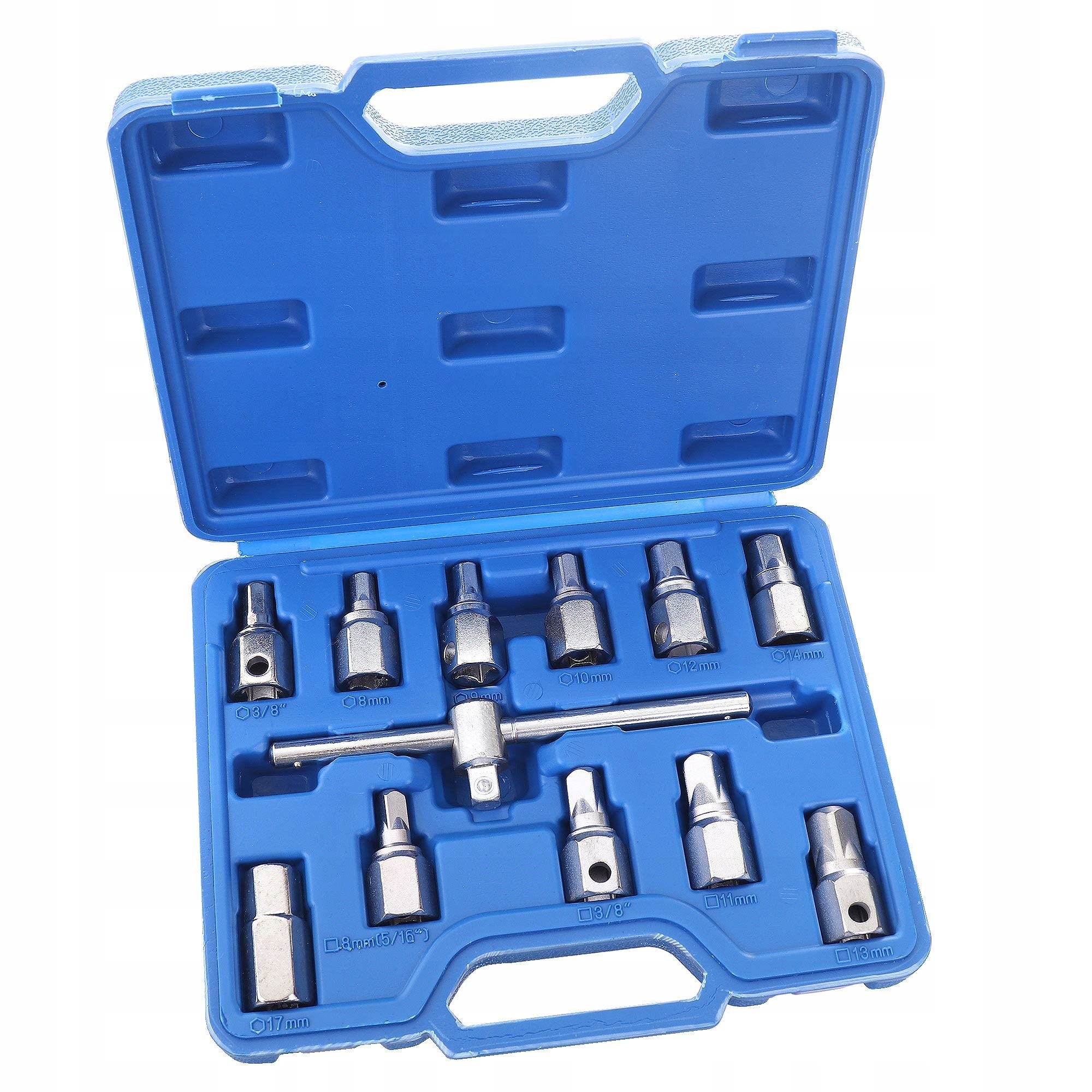 Klíče na olejové uzávěry 12dílné nástrčné hlavice