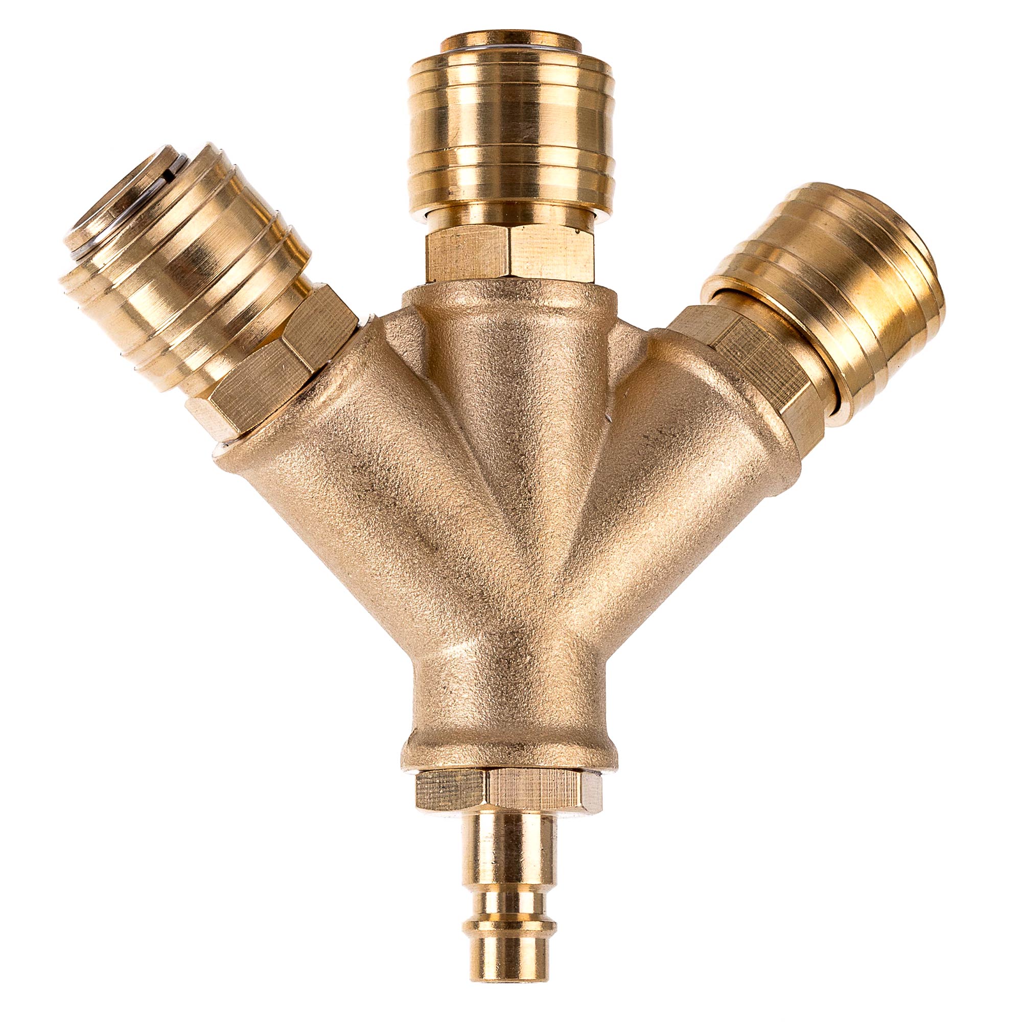 Pneumatický rozdělovač 3x Rychlospojka 1xPlug