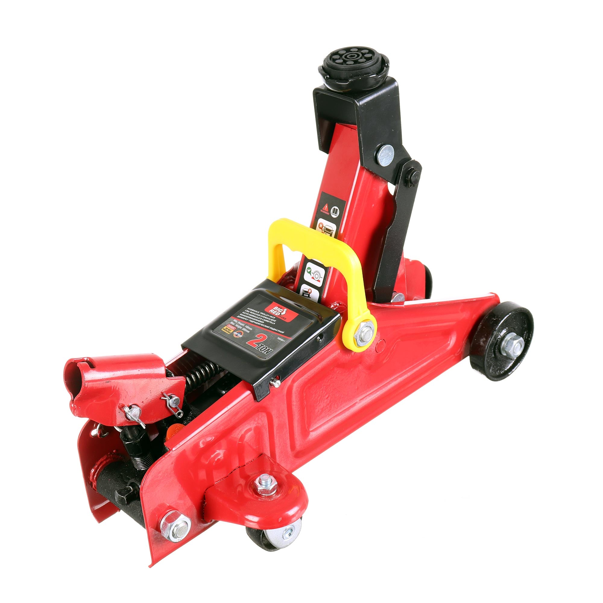 Hydraulický automobilový zvedák Frog Lever 2T 140-285mm + guma