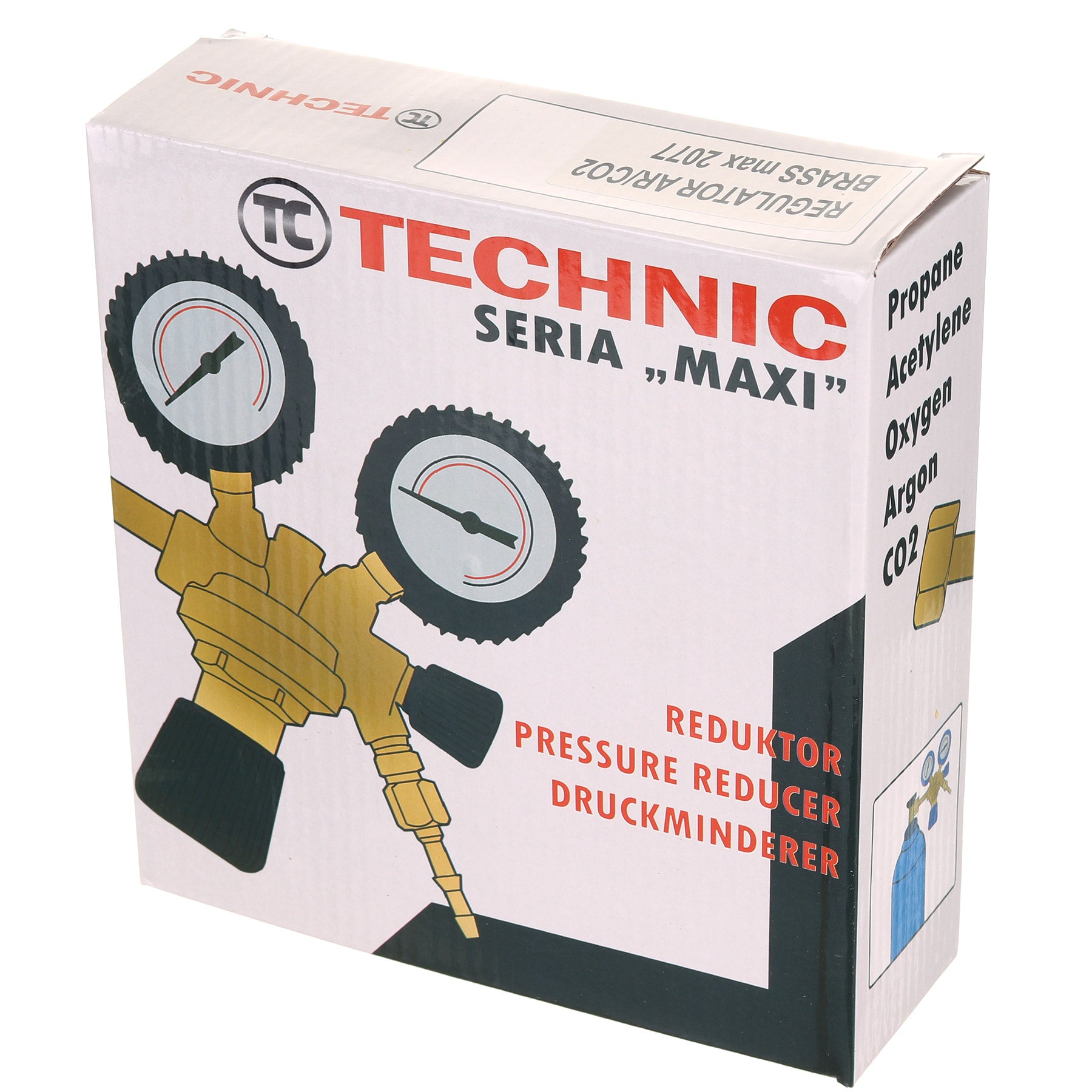 Argonový reduktor CO2 směs mig mag tig ventil