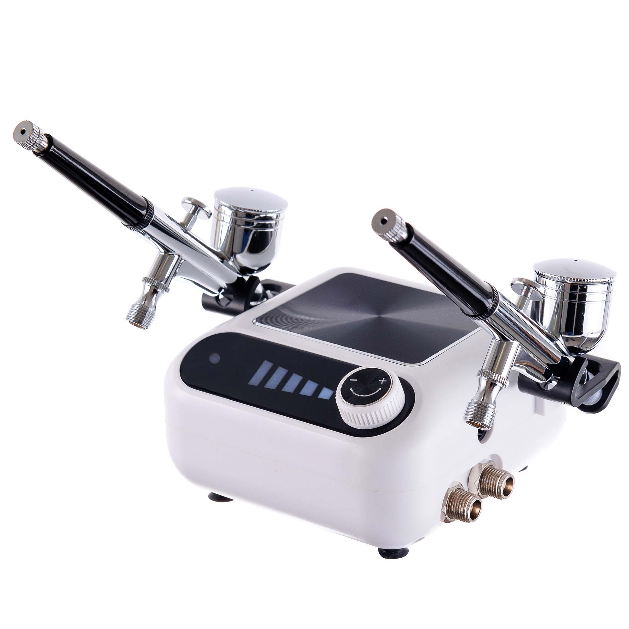 Kompresor pro DVA Rozprašovače 2x 0,3 Hadice 170 cm Nastavitelný kompresor AUTO STOP