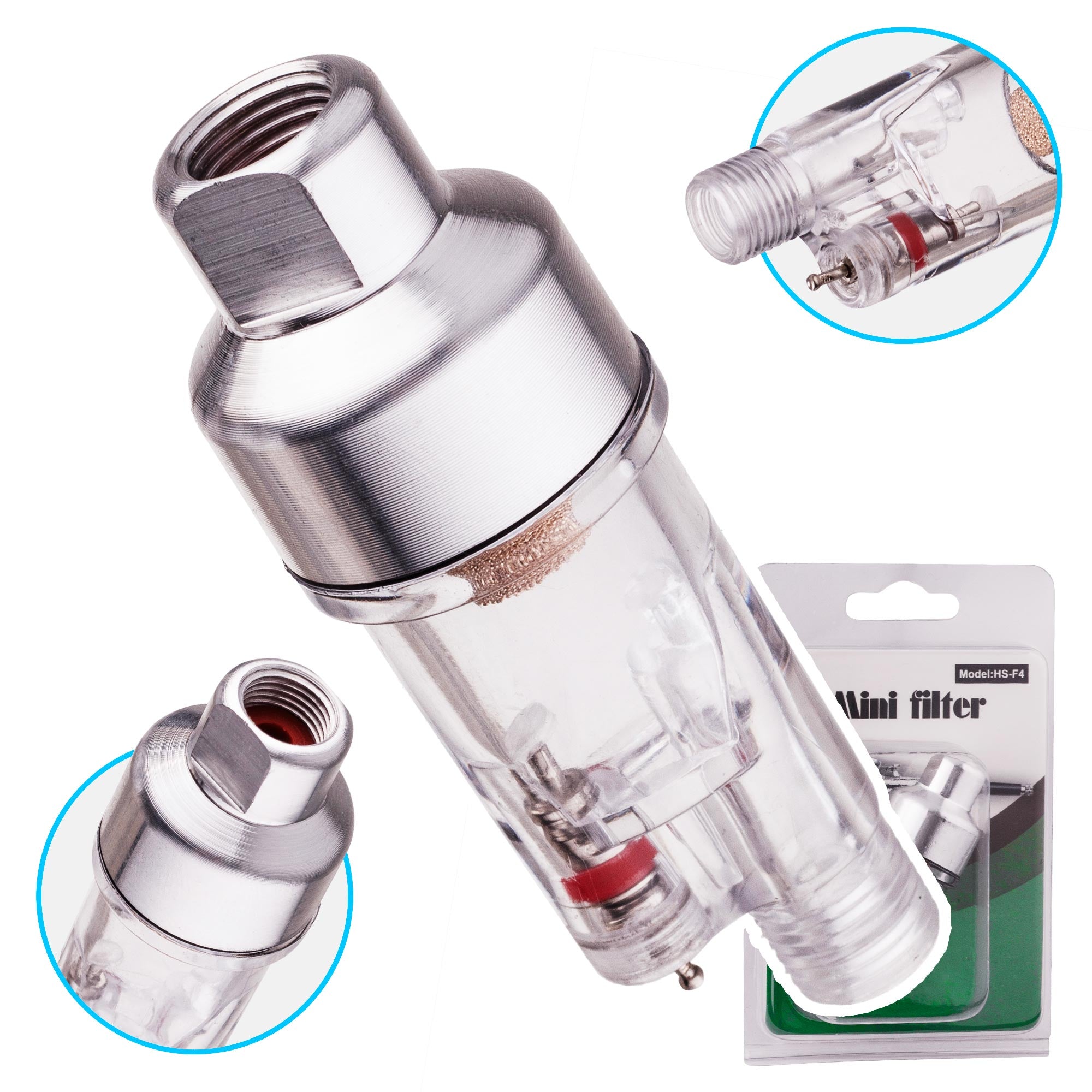 Vzduchový filtr Minifilter pro airbrush 1/8"
