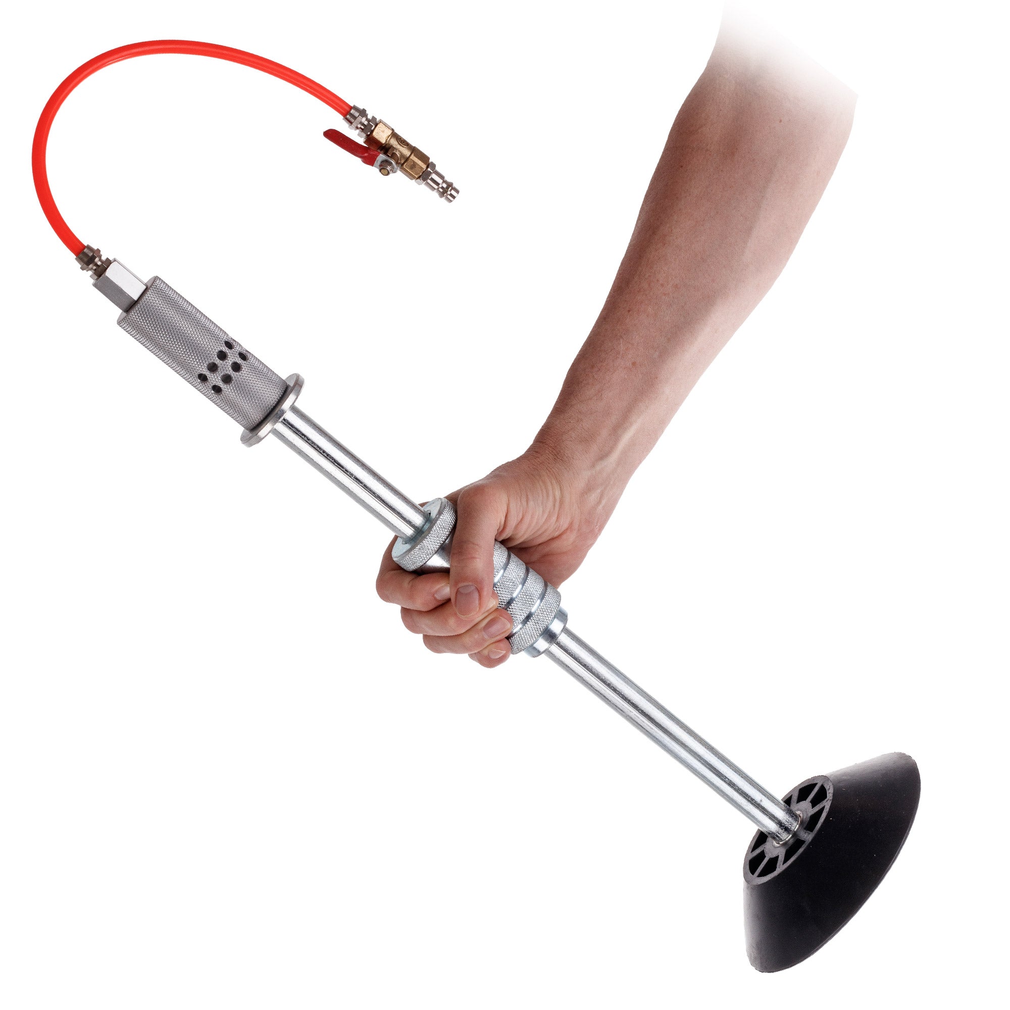 Sada pro pneumatické vytahování promáčklin z karoserie automobilů, setrvačné kladivo