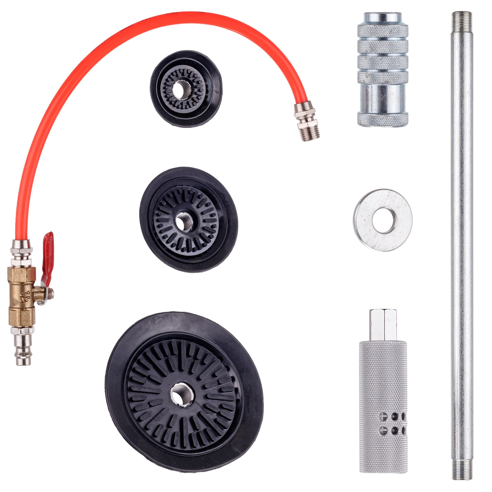 Sada pro pneumatické vytahování promáčklin z karoserie automobilů, setrvačné kladivo