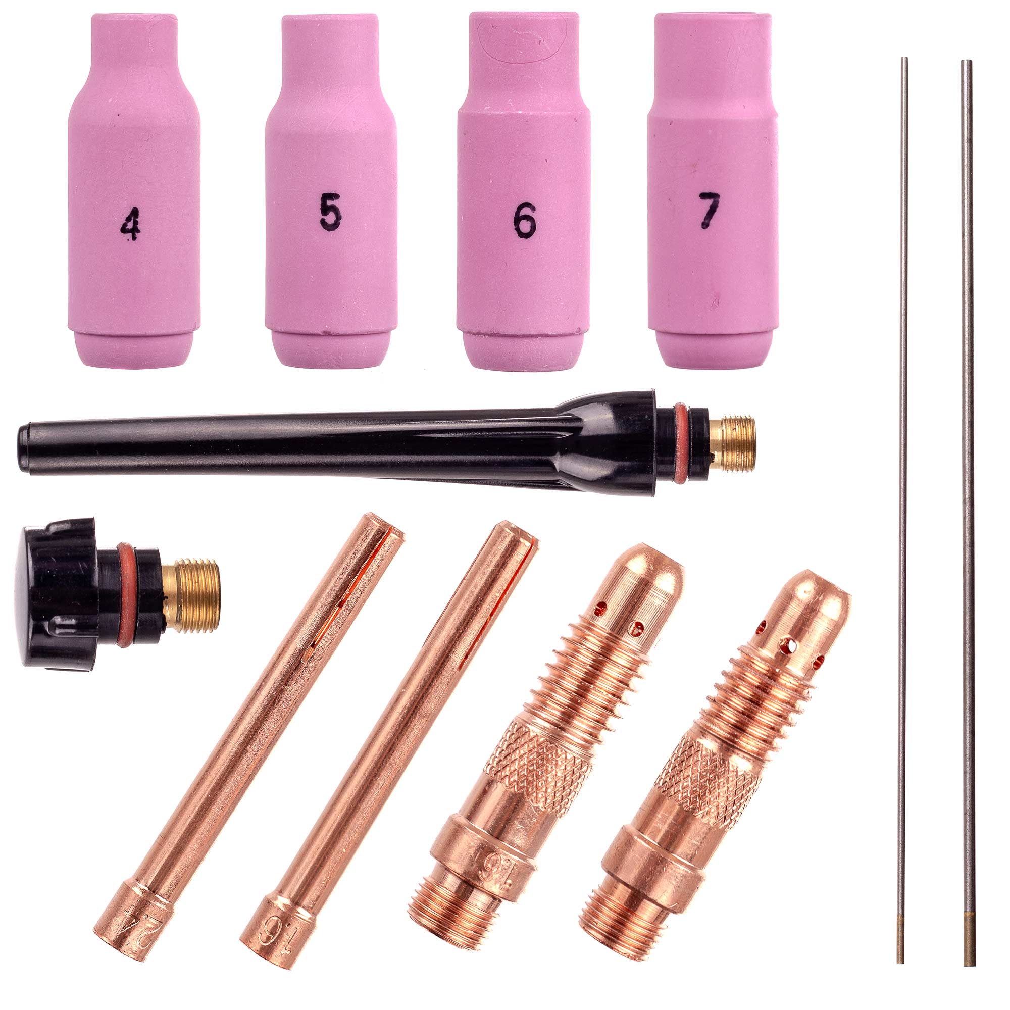 Svařovací rukojeť TIG LIFT SR-17V 4m drátová zástrčka ventilu 10-25 Svářečky