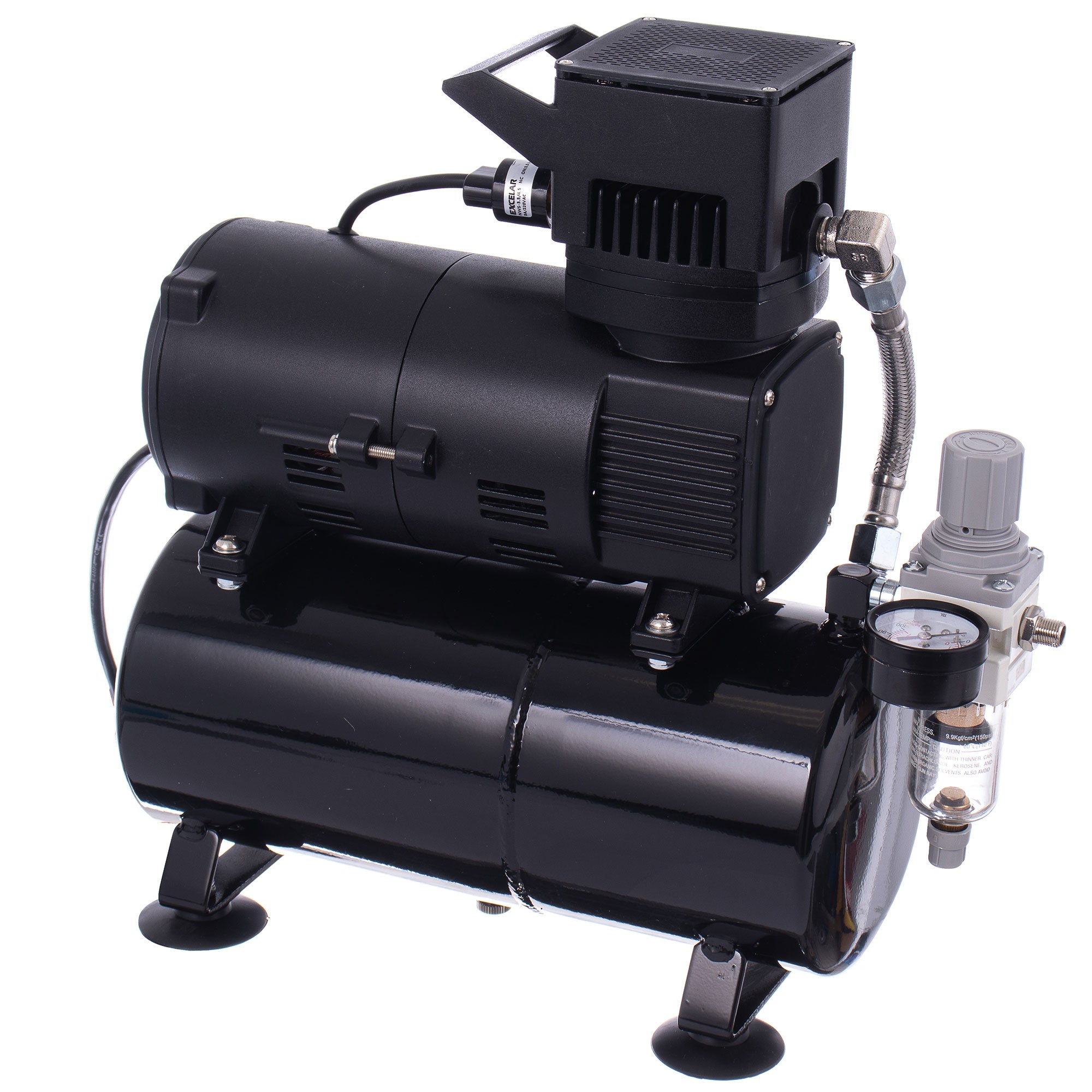 Kompresor pro Airbrush VÁLEC Dva ventilátory FENGDA