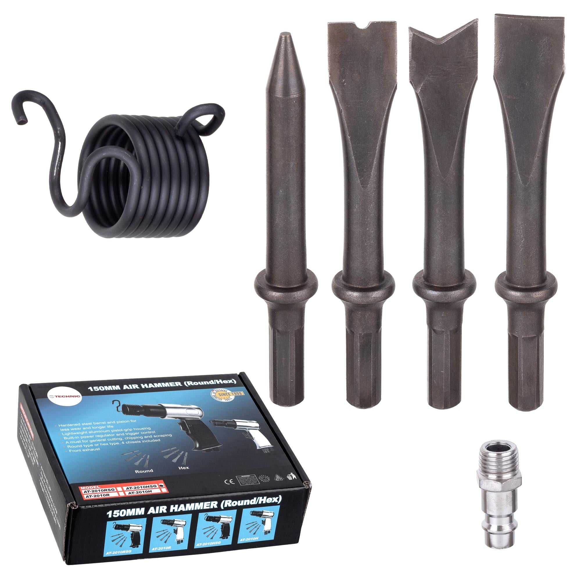 Vzduchové kladivo 150mm, Hroty, Dláta, Dláta