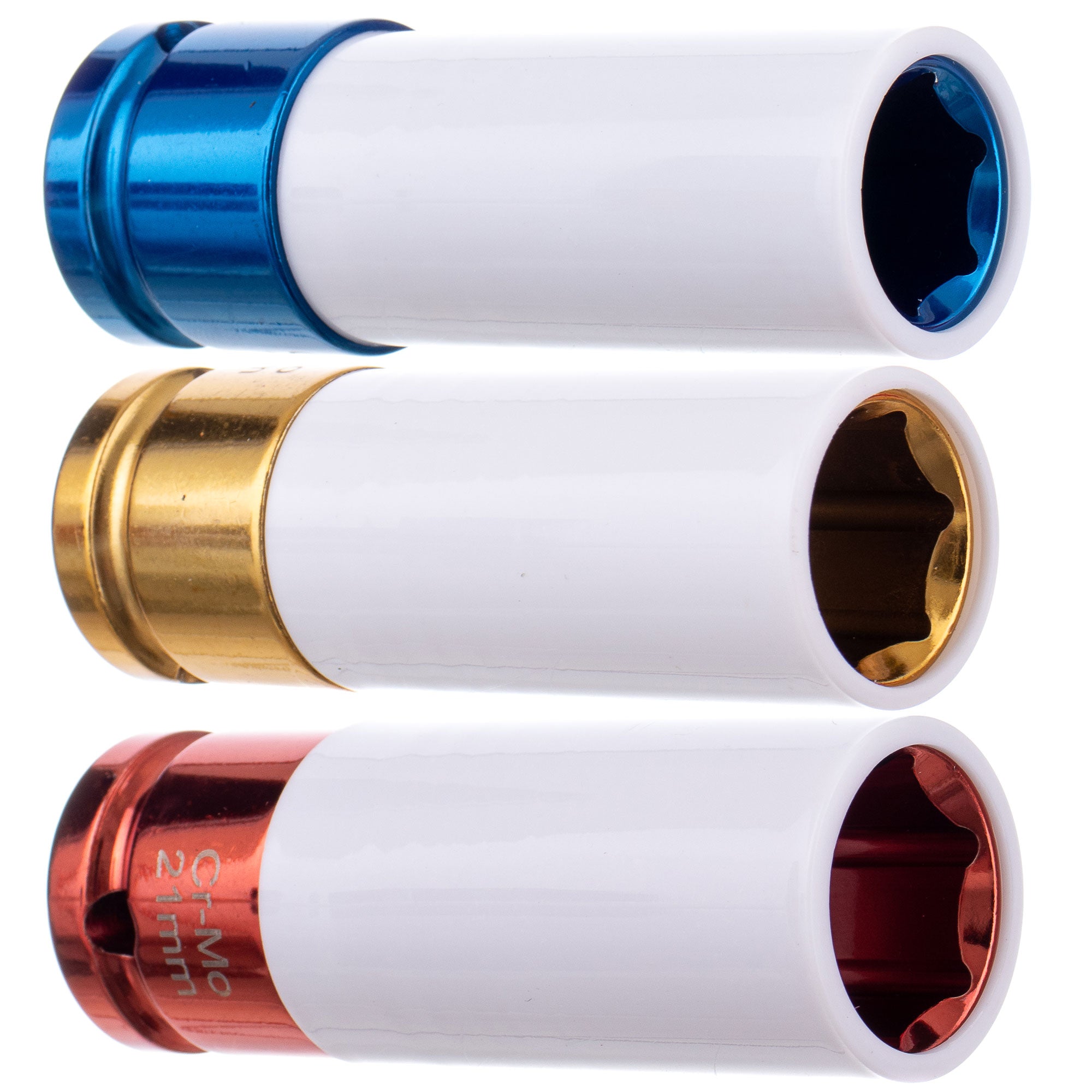 Sada nástrčných hlavic pro kola z lehkých slitin 17 19 21mm 1/2“