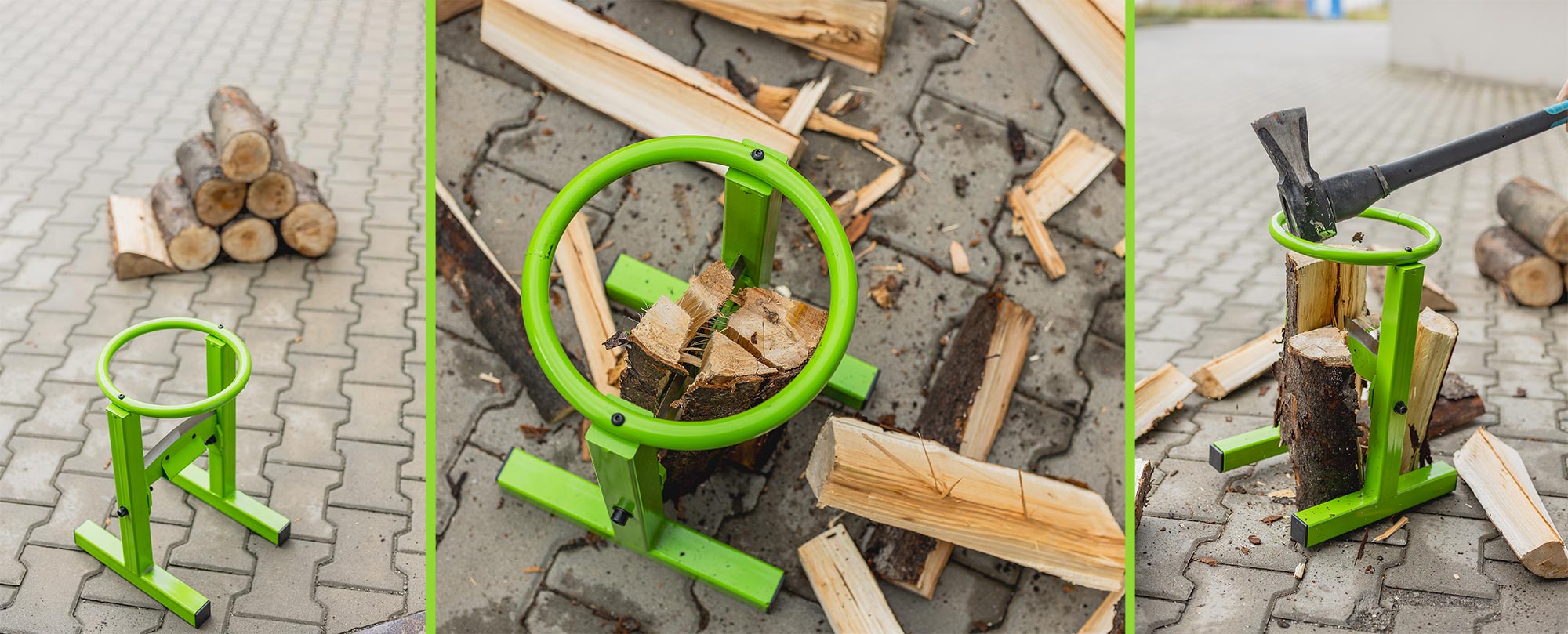 Stojan na štípání palivového dřeva Ruční štípačka Štípač palivového dřeva Gilotina