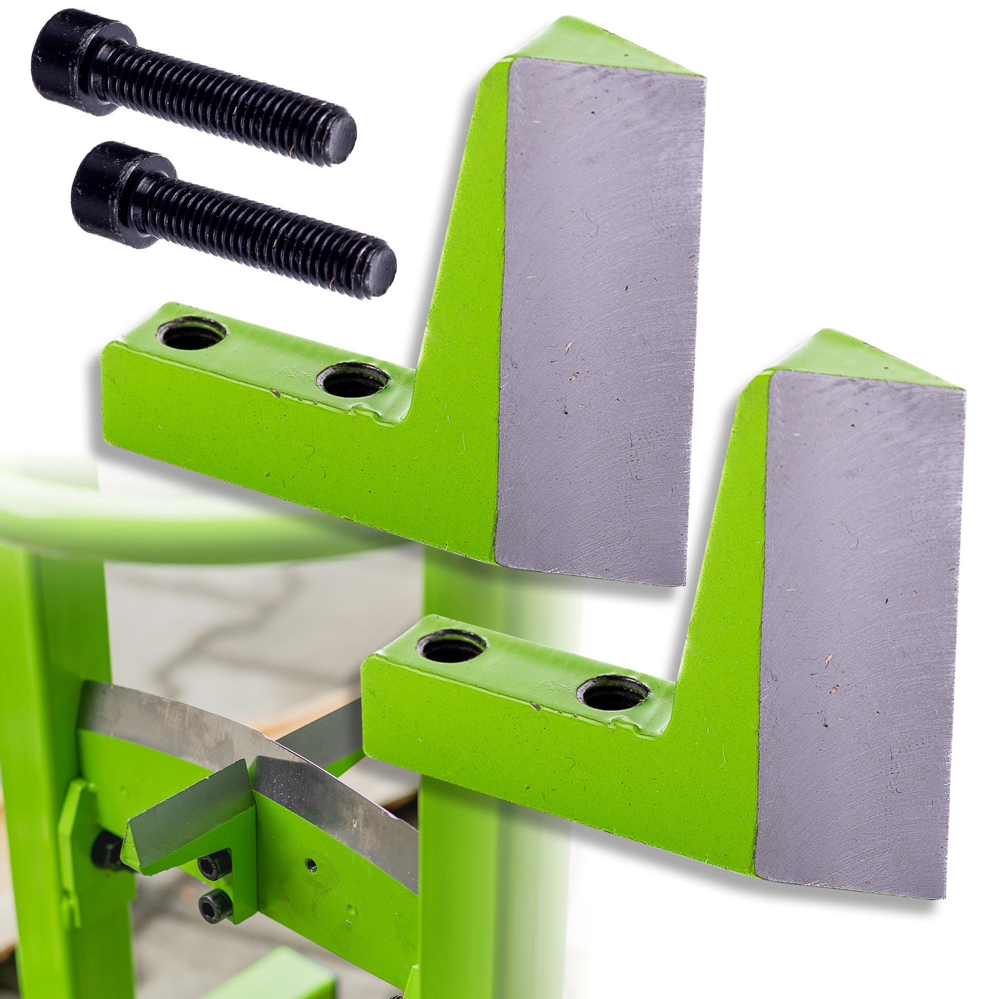 Křížová čepel pro ruční štípačku, štěpkovač palivového dřeva