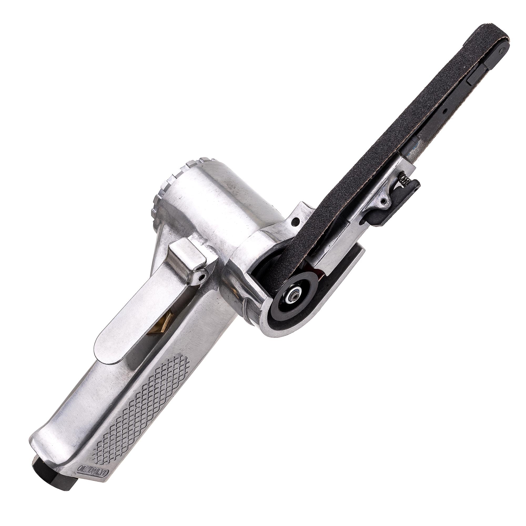 Pneumatická pásová bruska, Technic