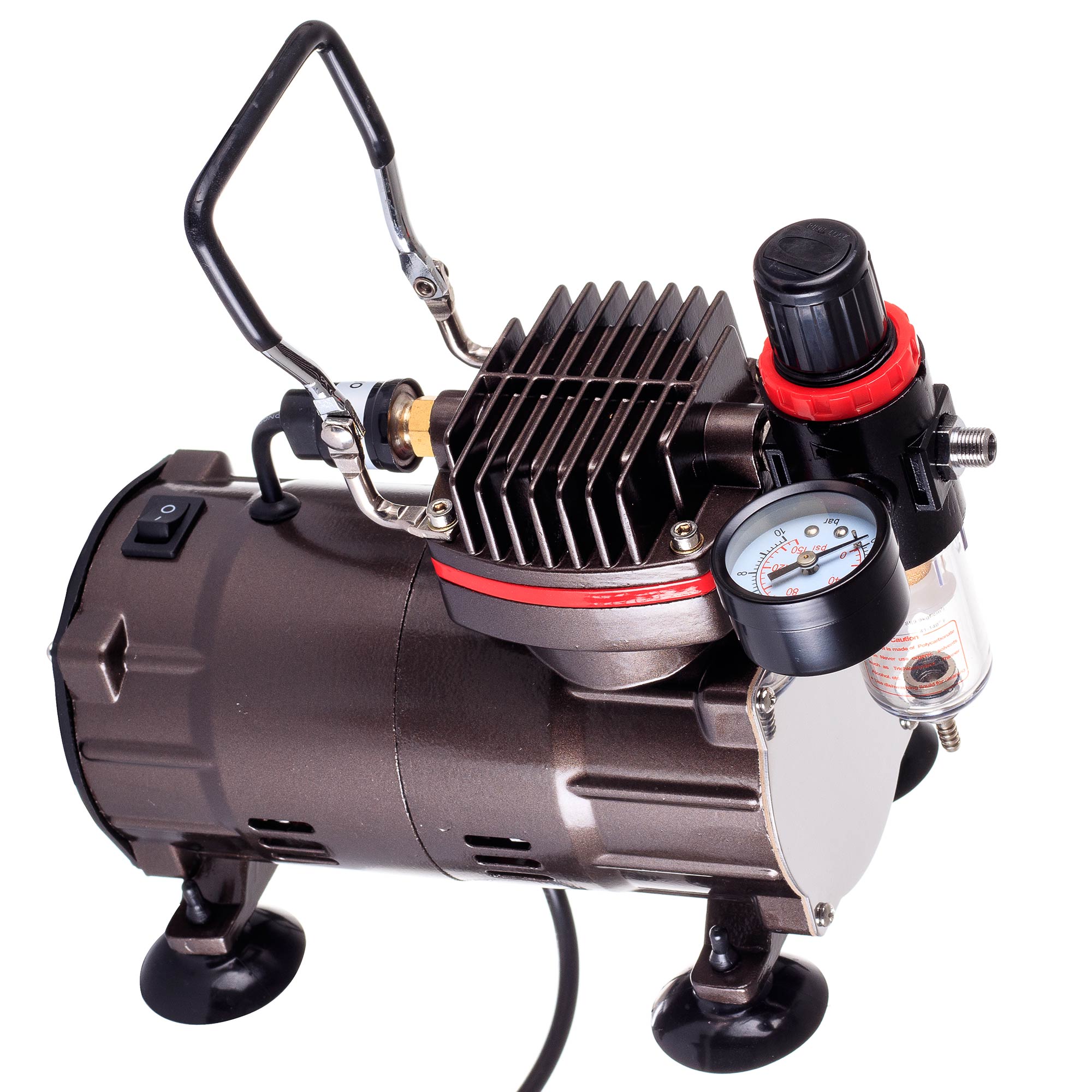 Kompresor pro Airbrush, Kompresor Účinný, Malý, Tichý, Bezolejový, 23 l/min